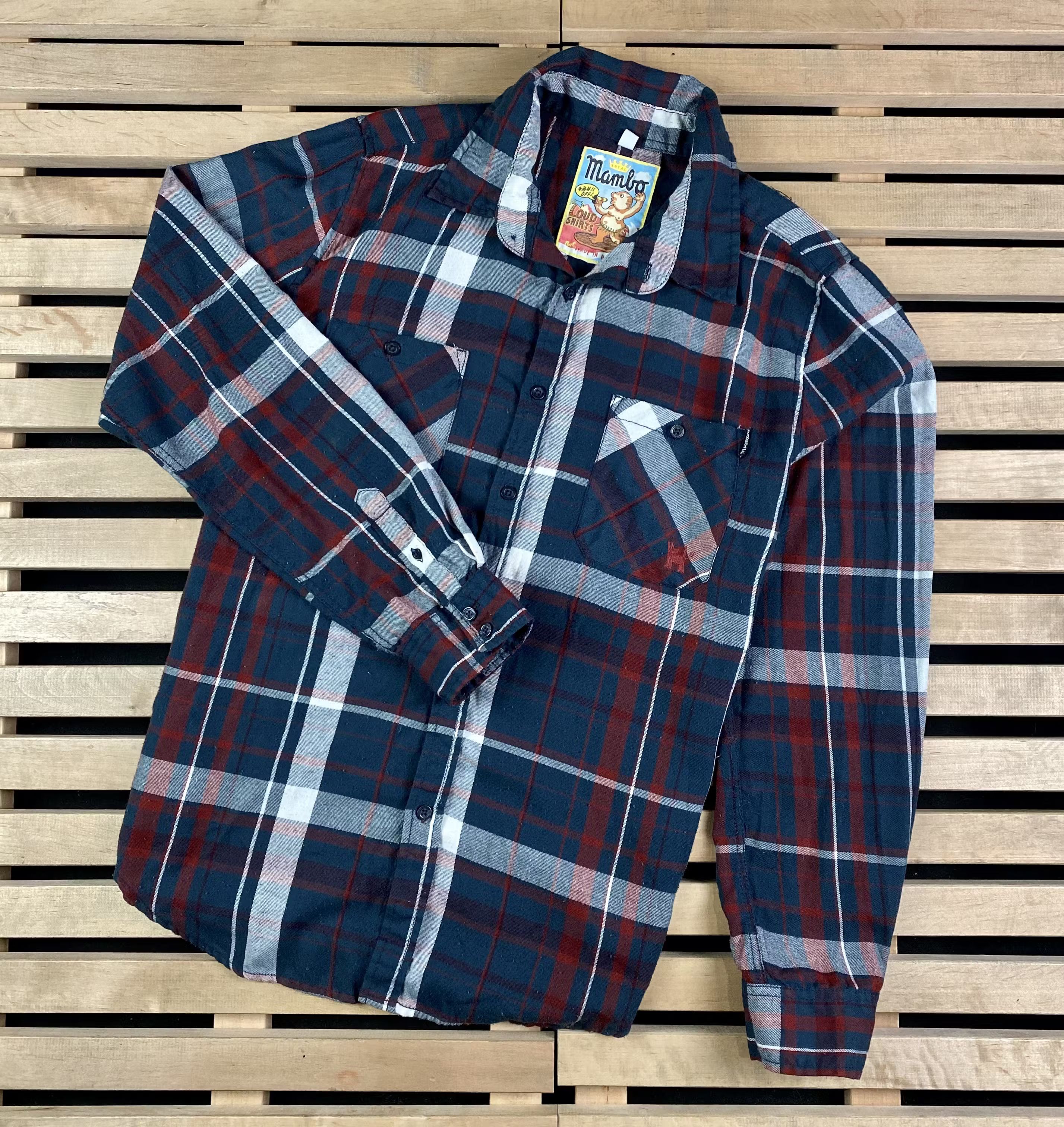 Mambo Mens Shirt Long Sleeve Mambo Size M Size US M / EU 48-50 / 2 - 1 Thumbnail