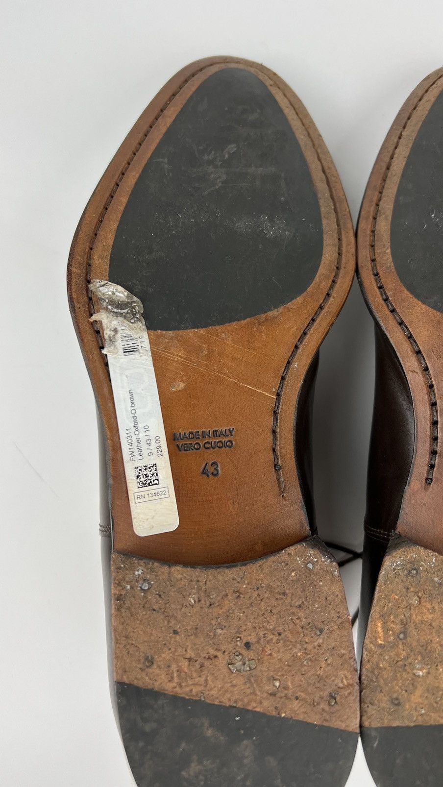 Suitsupply SUITSUPPLY Oxfords Leather Shoes Lace Up Brown Men’s Size US 10 / EU 43 - 19 Thumbnail