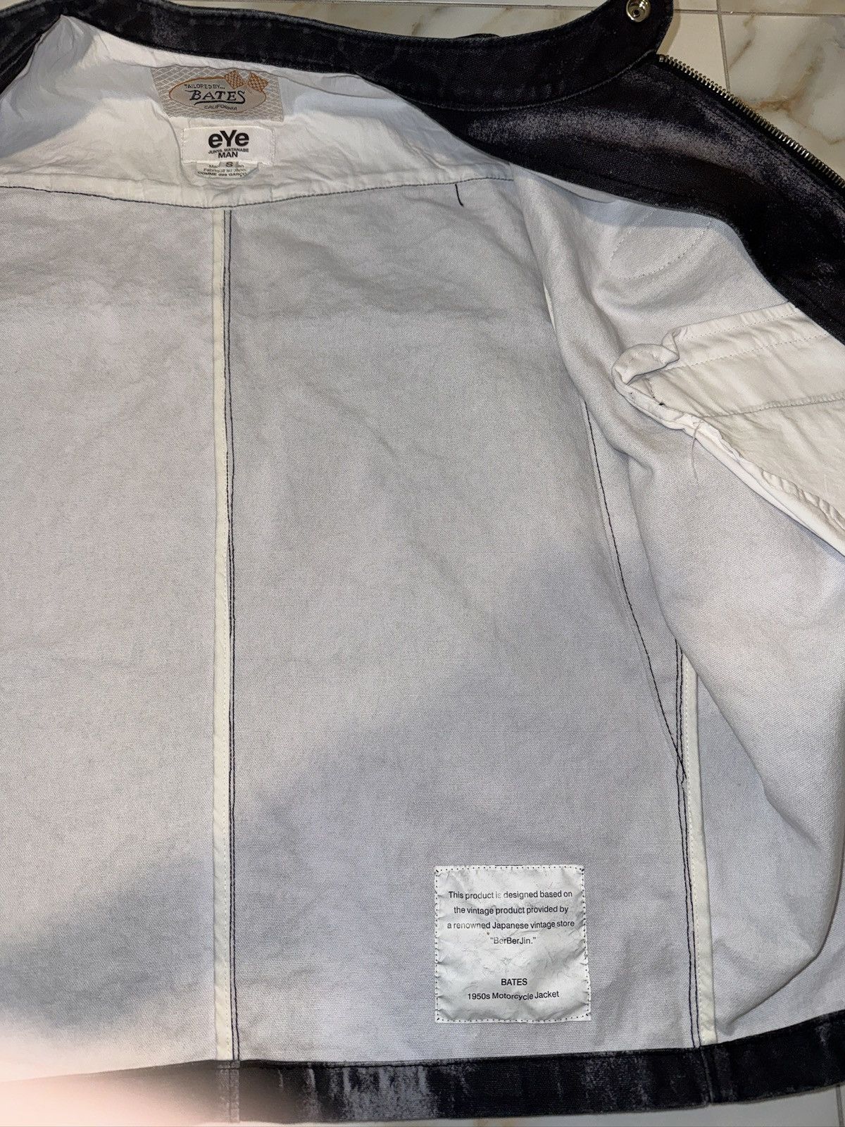 Junya Watanabe Junya Watanabe X Berberjin X CDG X BATES Mock Leather Jacket Size US S / EU 44-46 / 1 - 7 Thumbnail