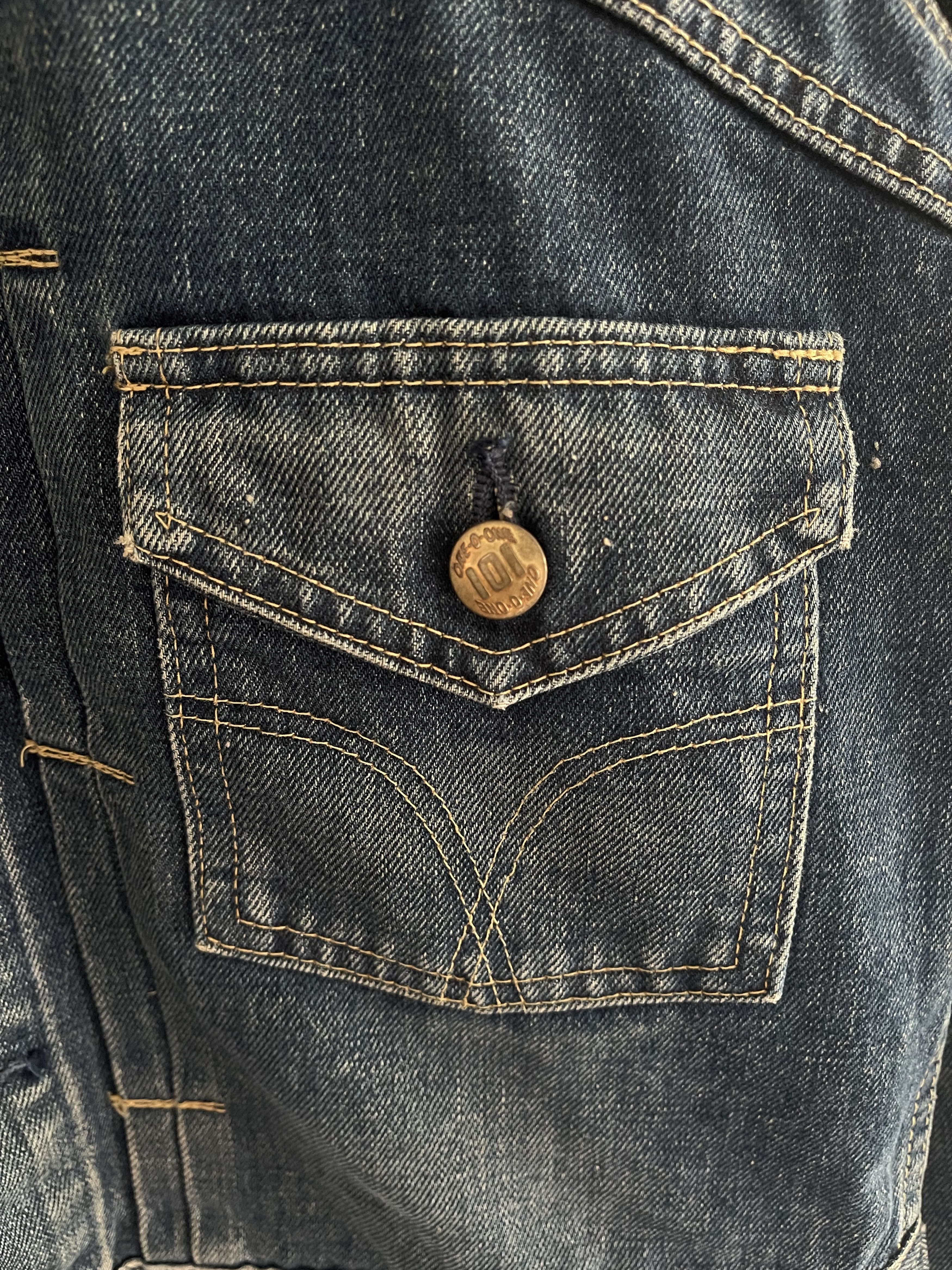 Edwin Vintage Edwin one O one denim Jacket Size US L / EU 52-54 / 3 - 12 Thumbnail