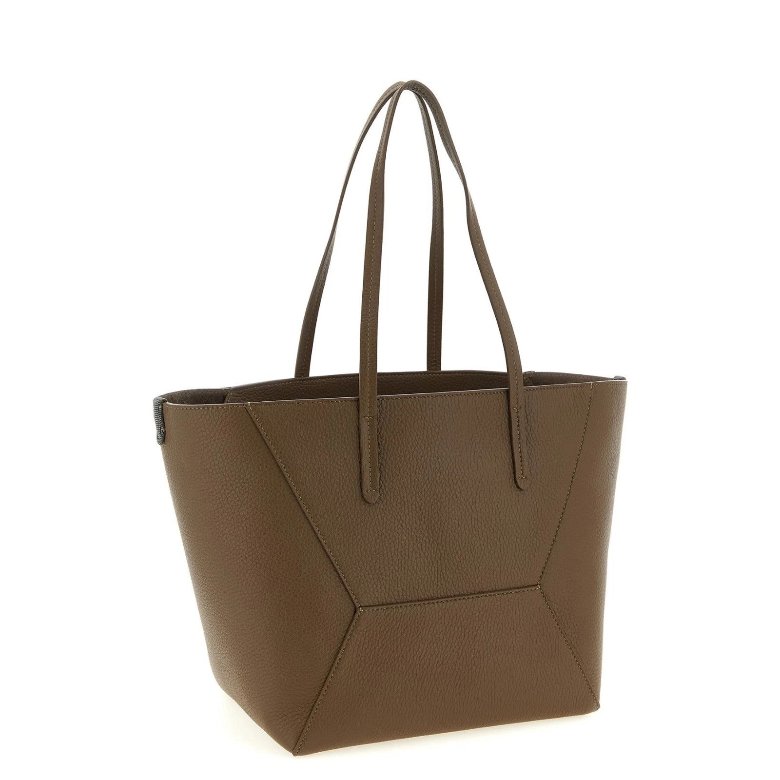Brunello Cucinelli BRUNELLO CUCINELLI BC Duo Medium Brown Tote Bag New & Authen Size ONE SIZE - 2 Thumbnail