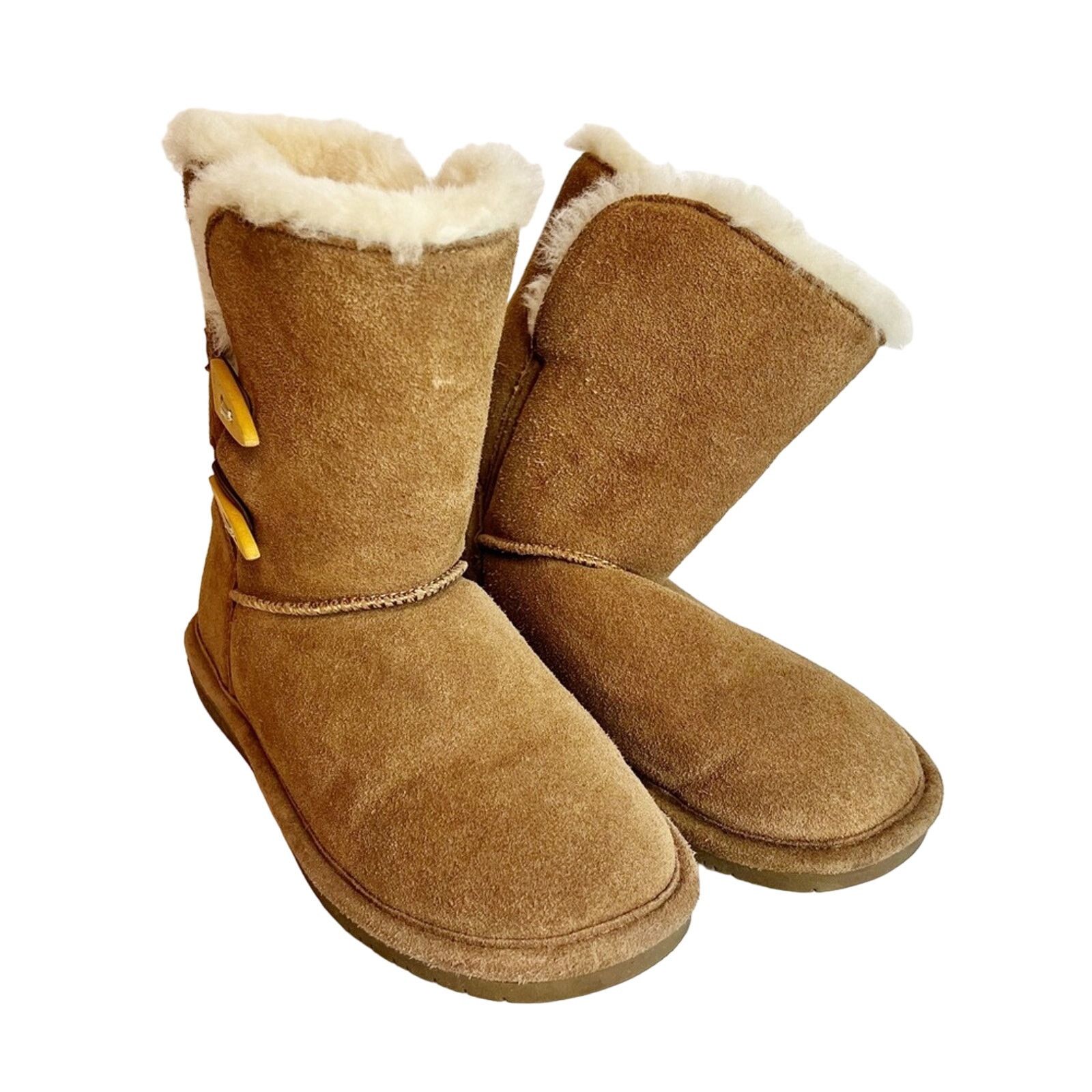 Other Bearpaw ASuede Fur Lined Pull On Toggle Boot Women’s 7 Size US 7 / IT 37 - 1 Thumbnail