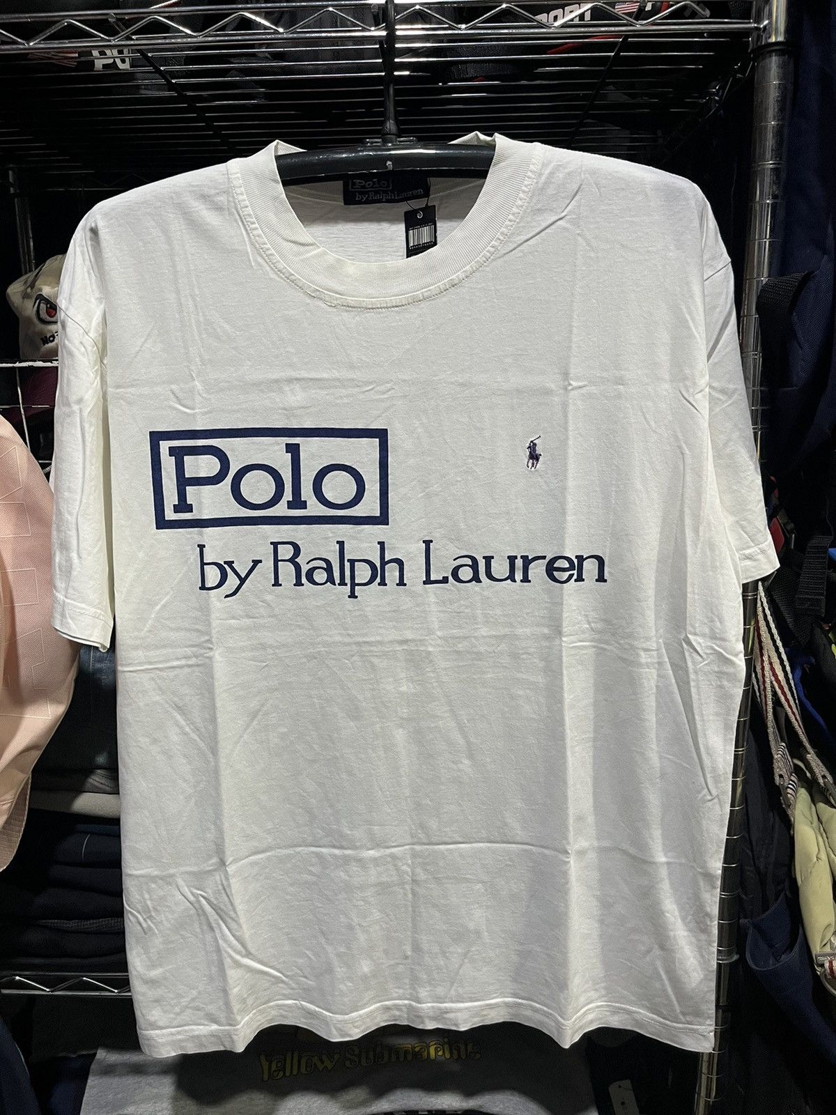 Polo Ralph Lauren Polo Ralph Lauren Big Tag Tee Logo 90s Size US L / EU 52-54 / 3 - 1 Thumbnail