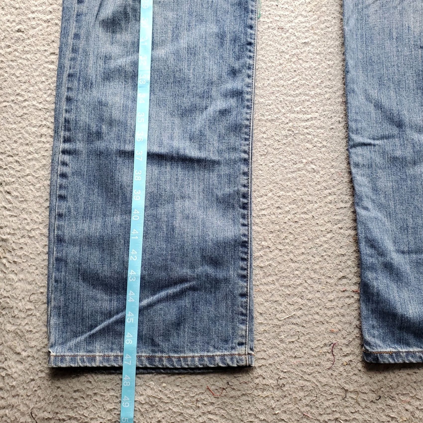 Eddie Bauer Eddie Bauer Mens Jeans Straight 42 Blue Denim 100% Cotton Stretch Regular Fit Vintage: No Size US 42 / EU 58 - 3 Thumbnail