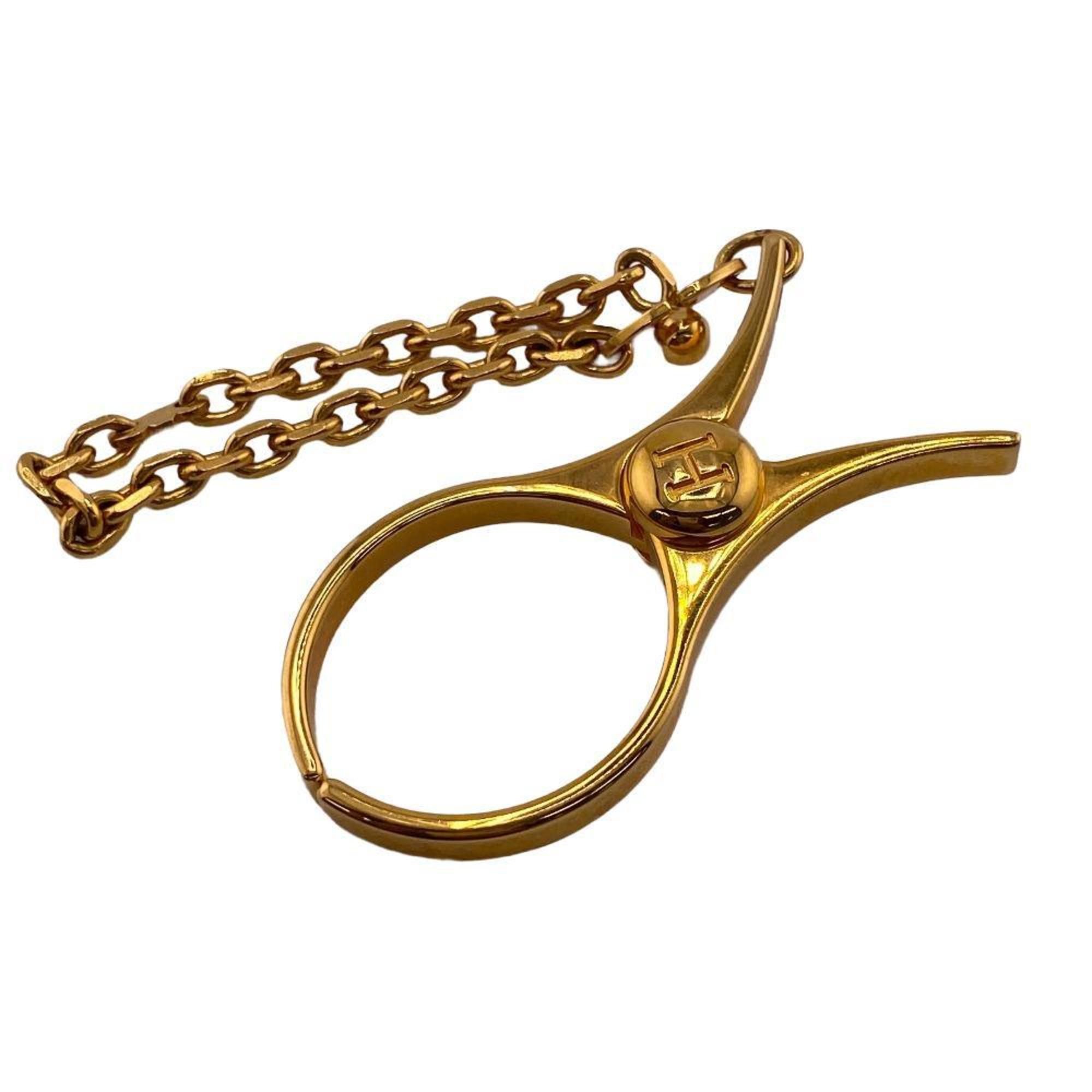 image of Hermes Fillou Glove Holder Accessory Gold Women's