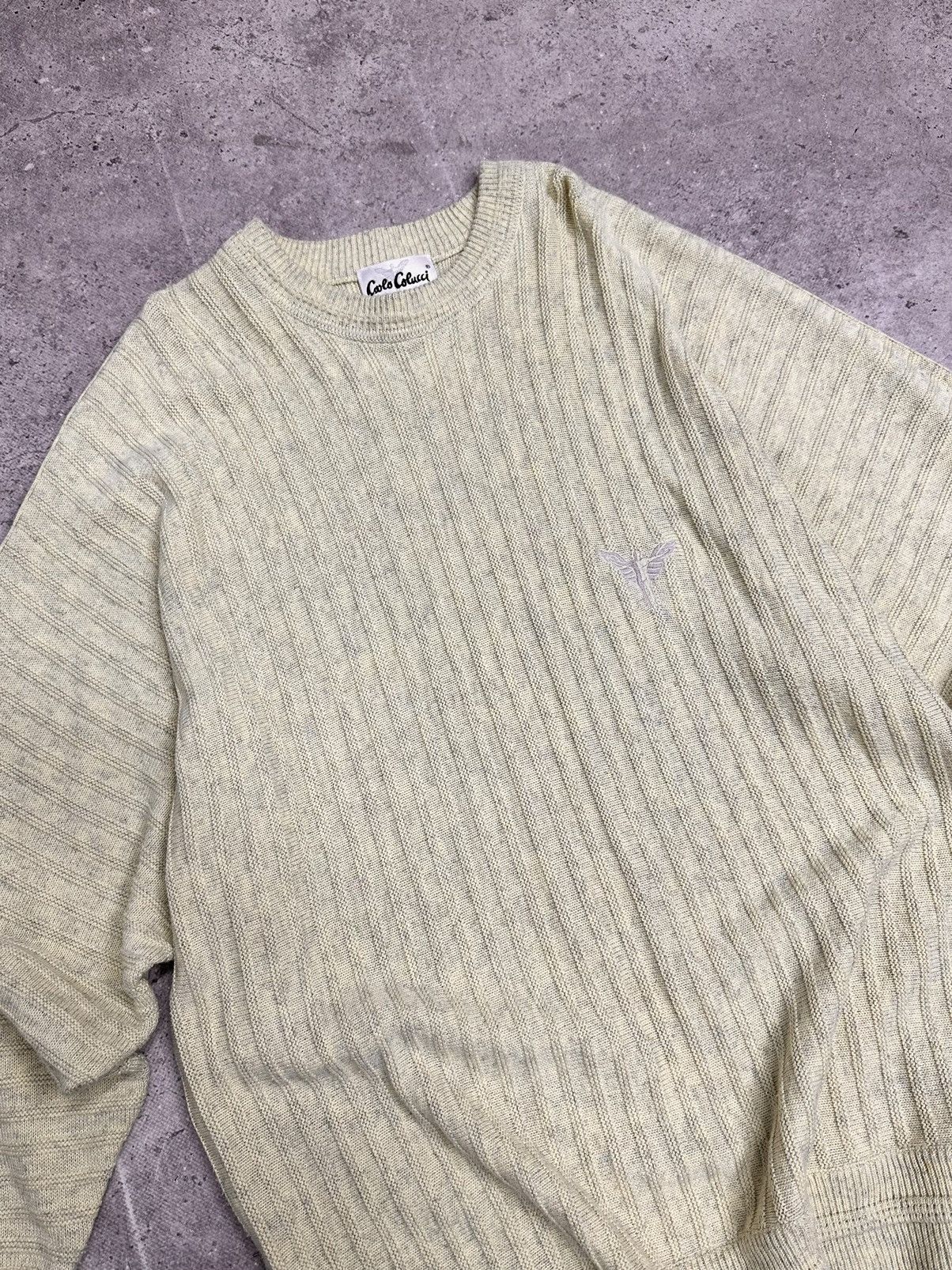 14th Addiction Vintage Carlo Colucci Sweater Googi style wool Japan Gothic Size US L / EU 52-54 / 3 - 4 Thumbnail