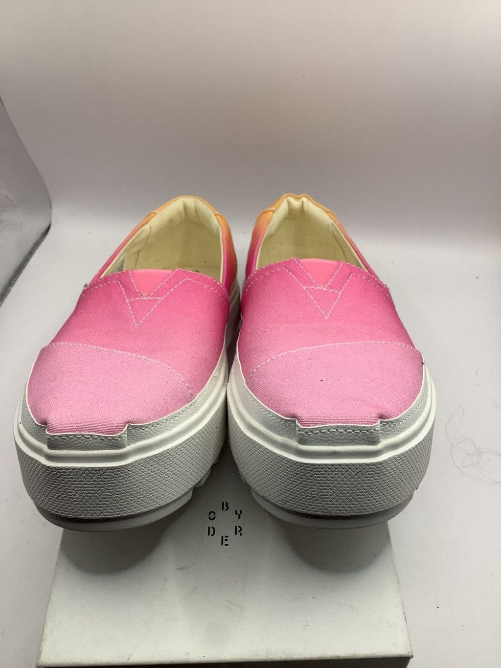 Toms Women's TOMS Slip On Sneakers, Size 7.5, Pink Ombre Size US 7.5 / IT 37.5 - 3 Thumbnail
