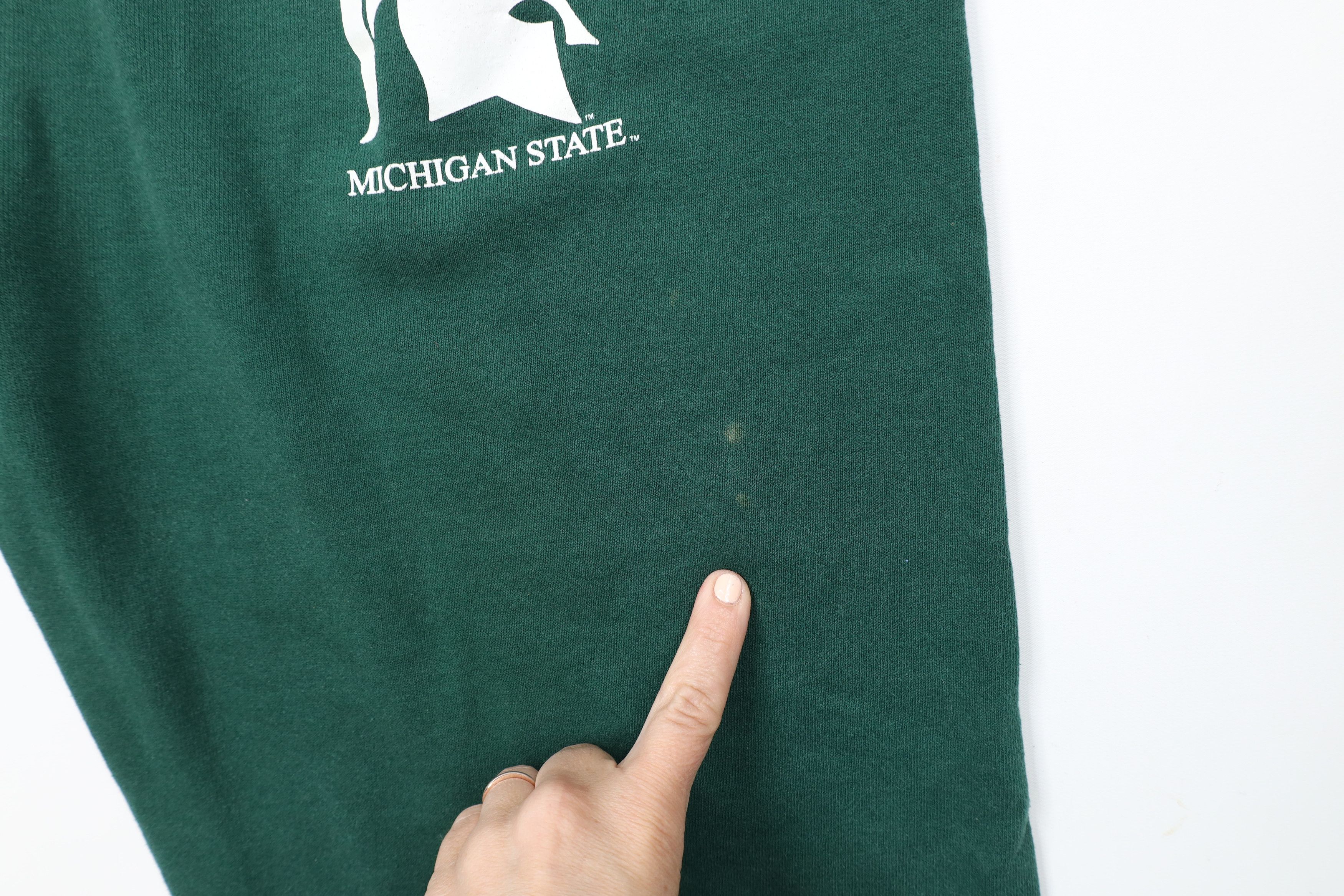 Vintage Vintage 90s Michigan State University Sweatpants Joggers USA Size US 38 / EU 54 - 5 Thumbnail