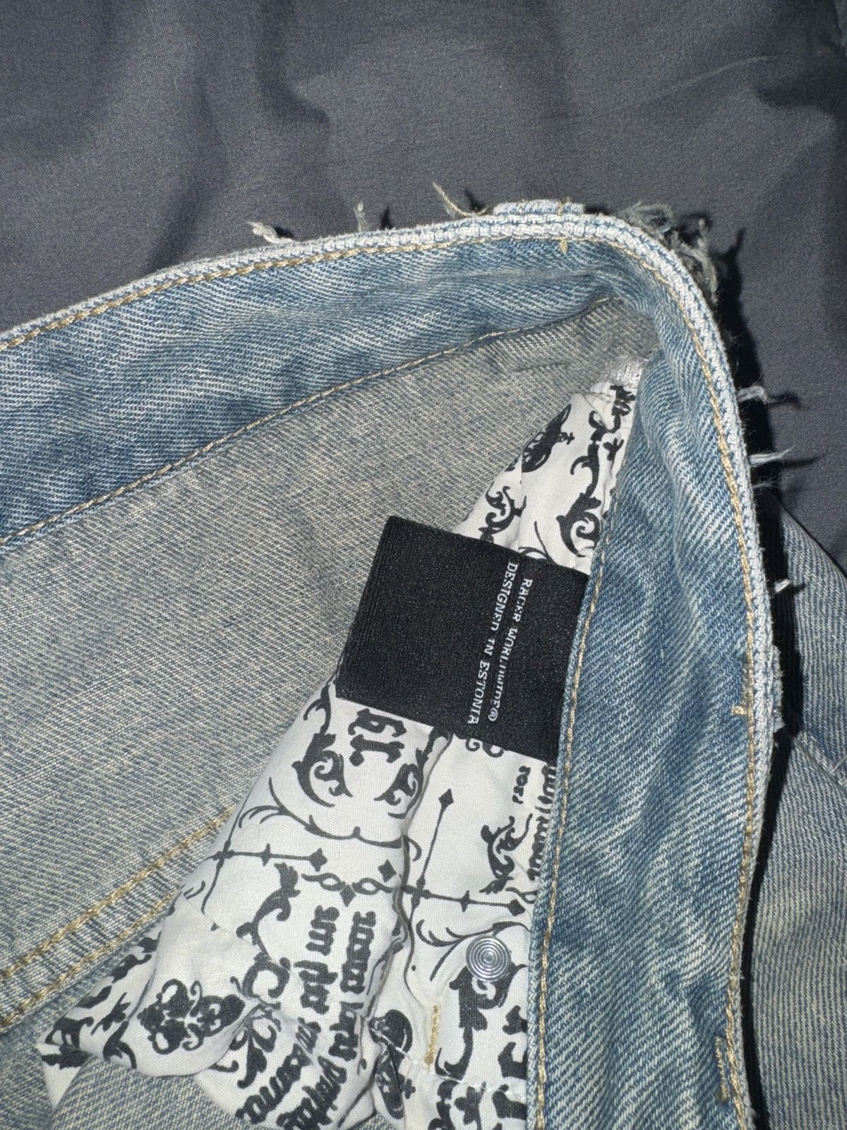 Racer Worldwide Racer World wide blue rust jeans Size US 34 / EU 50 - 4 Thumbnail