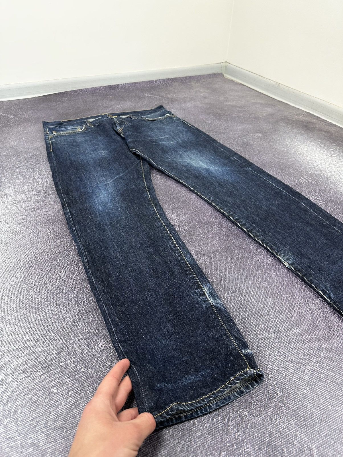 Carhartt Vintage Carhartt Distressed USA Japanese Denim Baggy Jeans Size US 34 / EU 50 - 10 Thumbnail