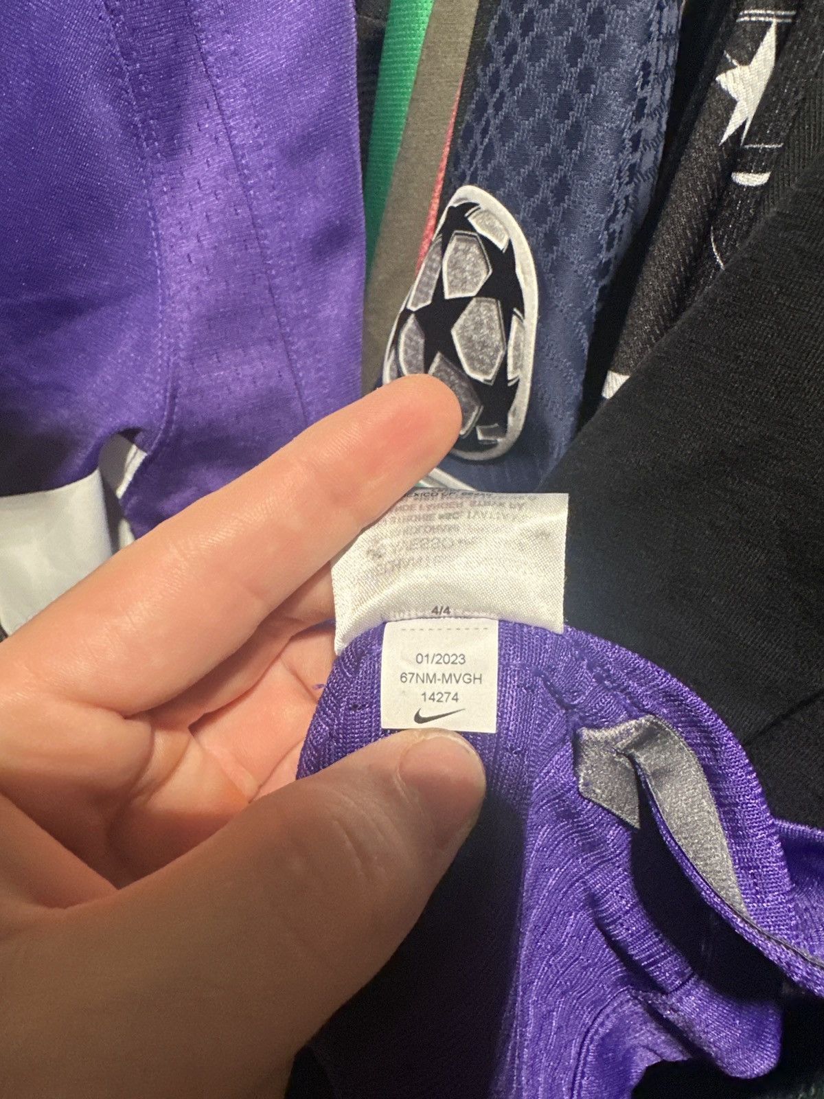 Nike JJ JERSEY VIKINGS Size US L / EU 52-54 / 3 - 7 Thumbnail