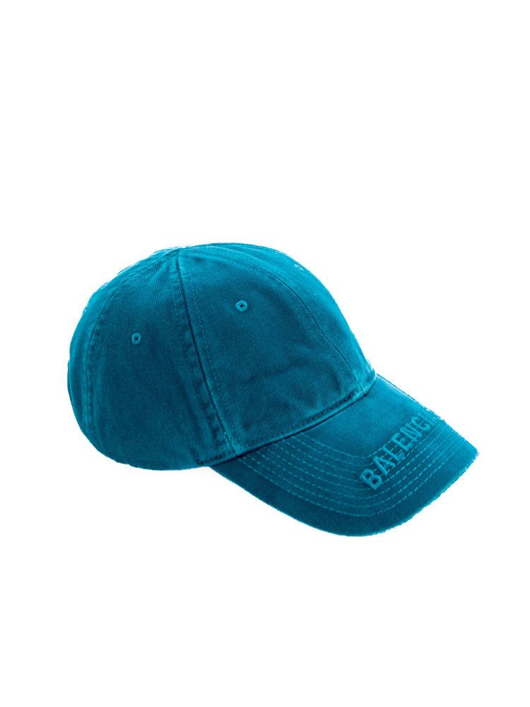 Balenciaga o1la1rc1a0924 Size: L / Logo Visor Cap in Blue Size ONE SIZE - 1 Thumbnail