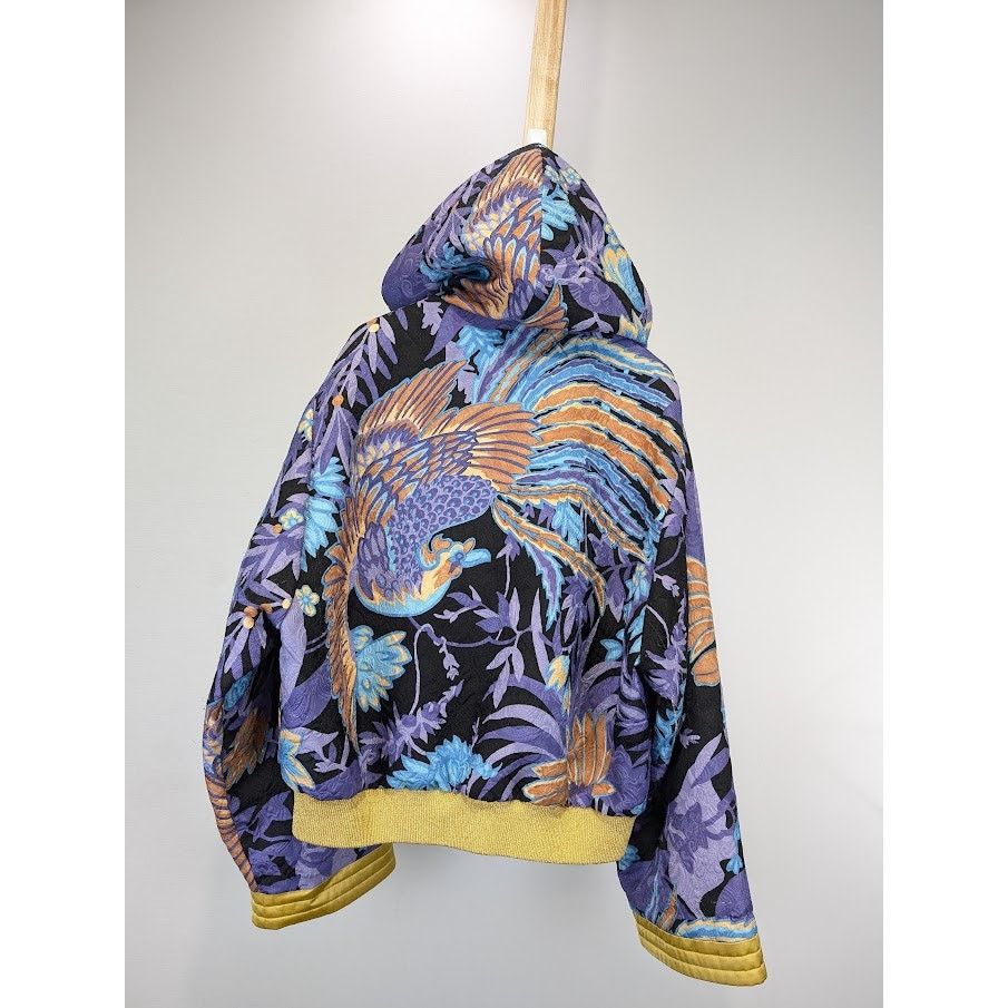 Saint Laurent Paris o1rshd1 Teddy Kimono Phoenix Jacket in Multicolor Size US M / EU 48-50 / 2 - 15 Thumbnail