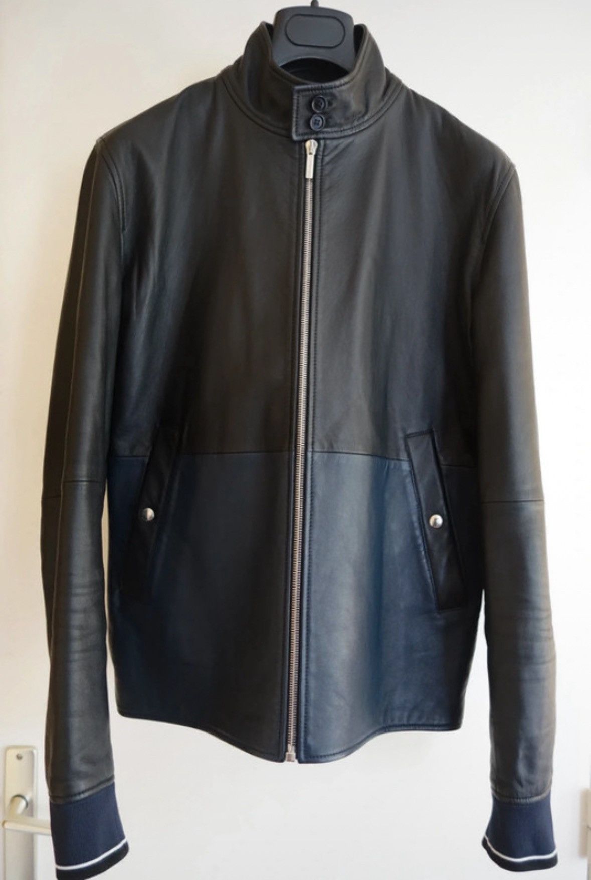 Dior Dior Homme SS07 Runway Silver Leather Jacket sz46 | Grailed