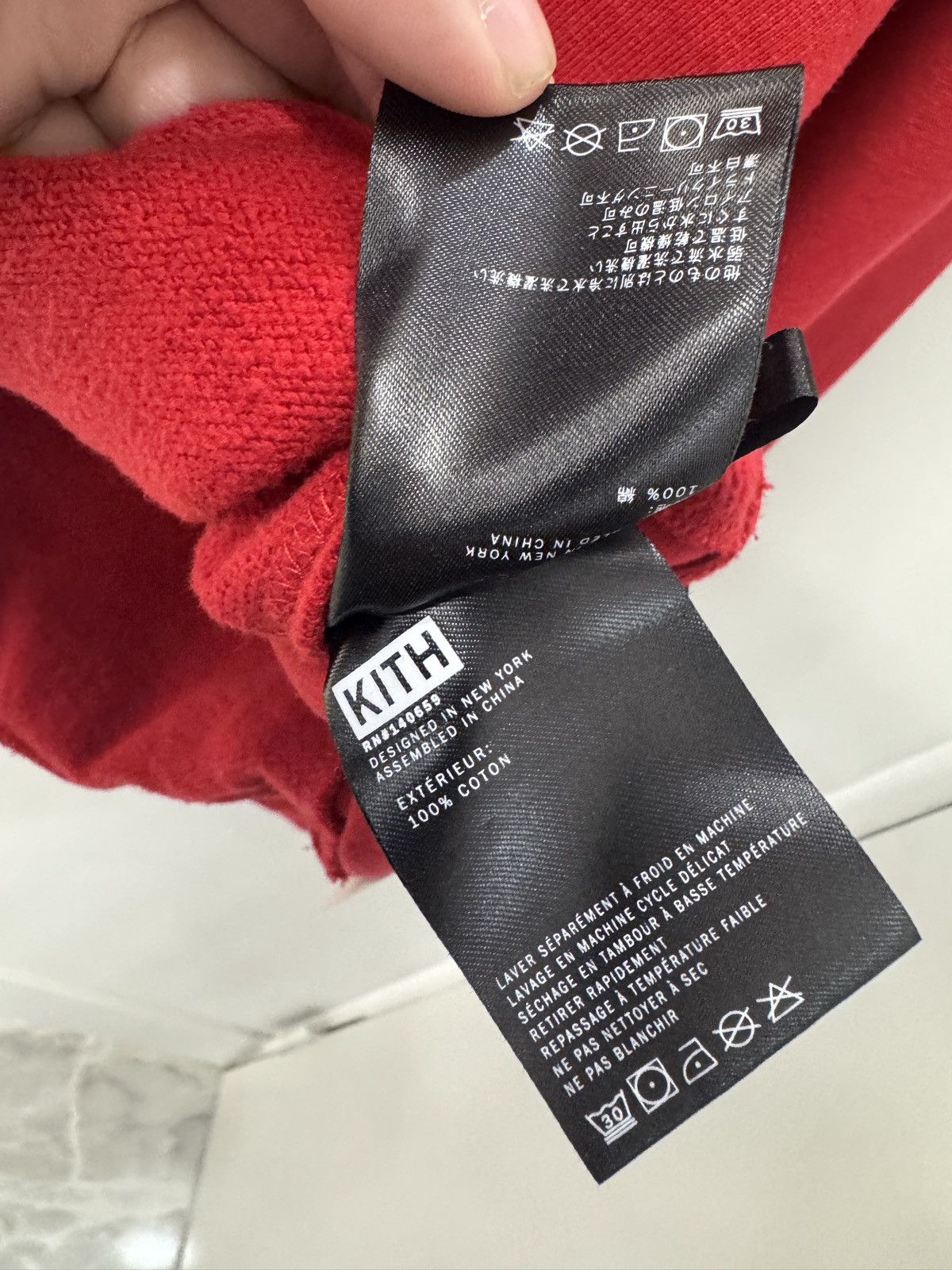 Kith Kith Red and Blue Hoodie Size US XL / EU 56 / 4 - 5 Thumbnail