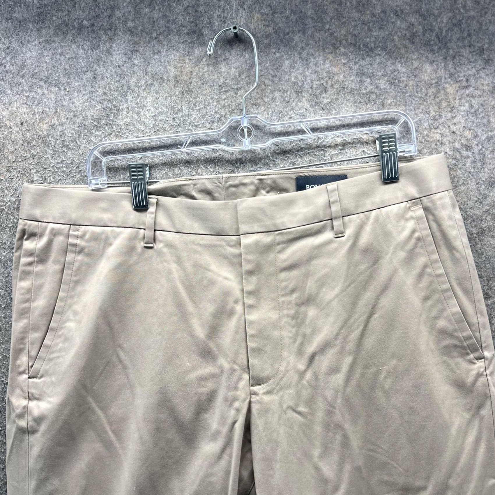 Bonobos Bonobos Pants Mens 35x30 Tan Slim Chino Flat Front Stretch Casual Khaki Shirt? Size US 35 - 7 Thumbnail
