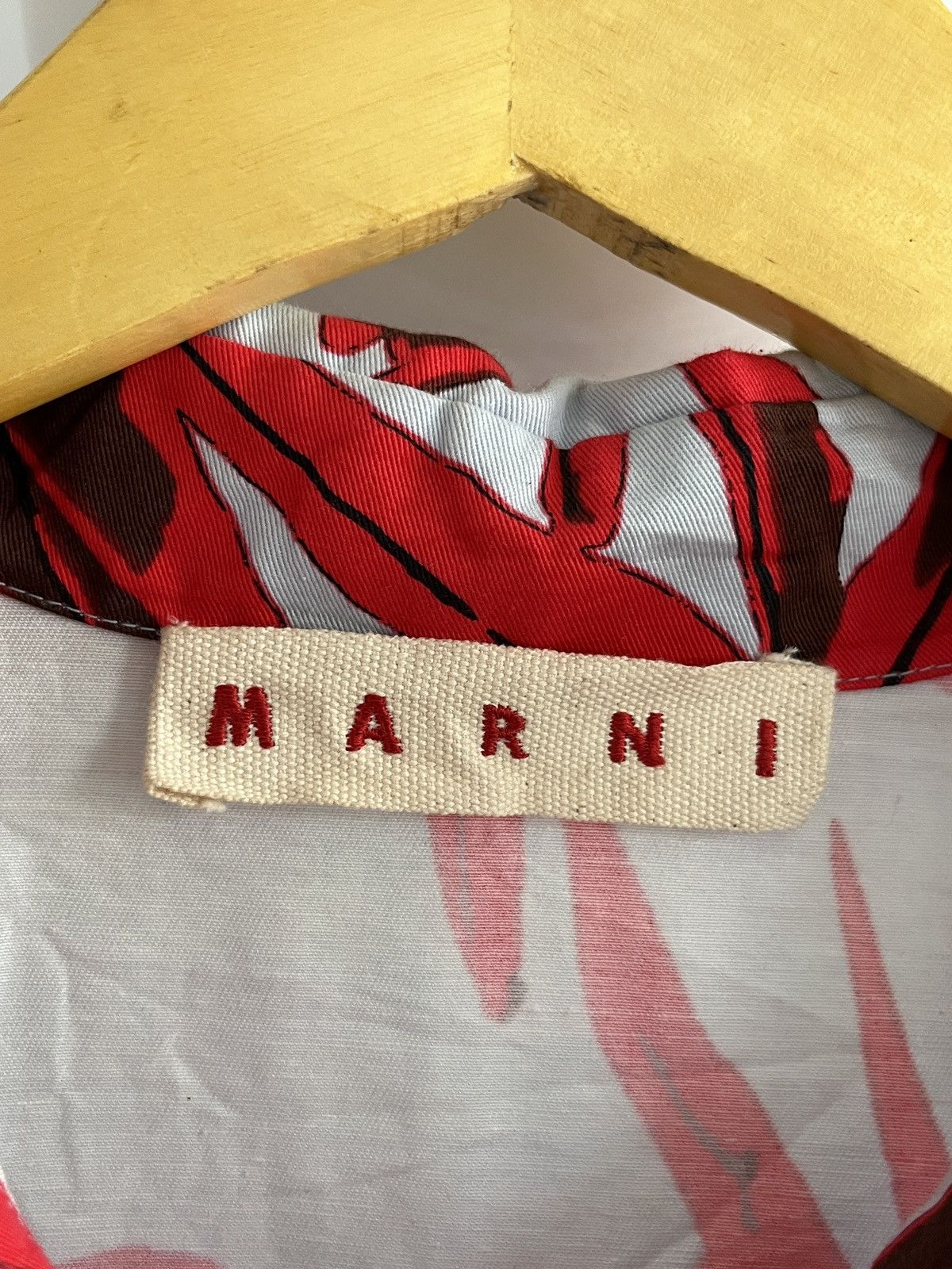 Marni Marni Leaves Half Button Up Blouse Size S / US 4 / IT 40 - 3 Thumbnail