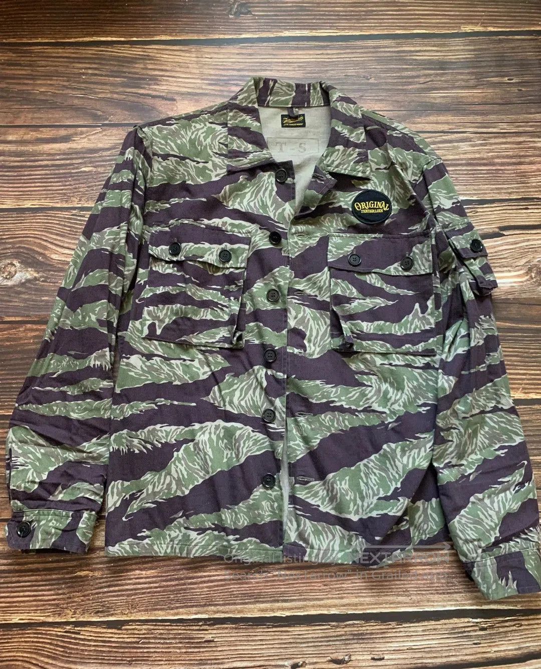 Tenderloin Tiger Stripe Military Shirt. Size US M / EU 48-50 / 2 - 1 Thumbnail