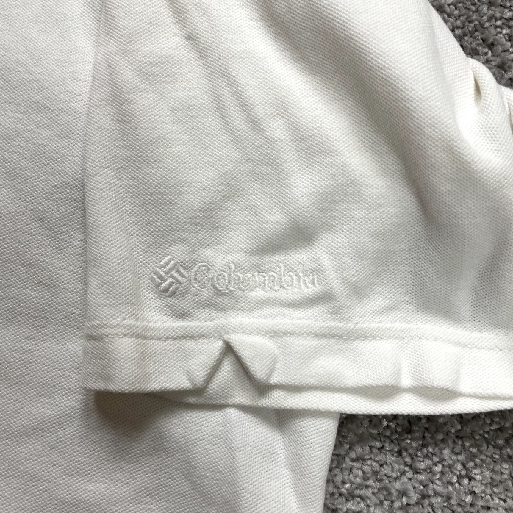 Vintage Columbia Polo Shirt Mens Large White Cotton Short Sleeve Casual Outdoor Fishing Shirt Size US L / EU 52-54 / 3 - 7 Thumbnail