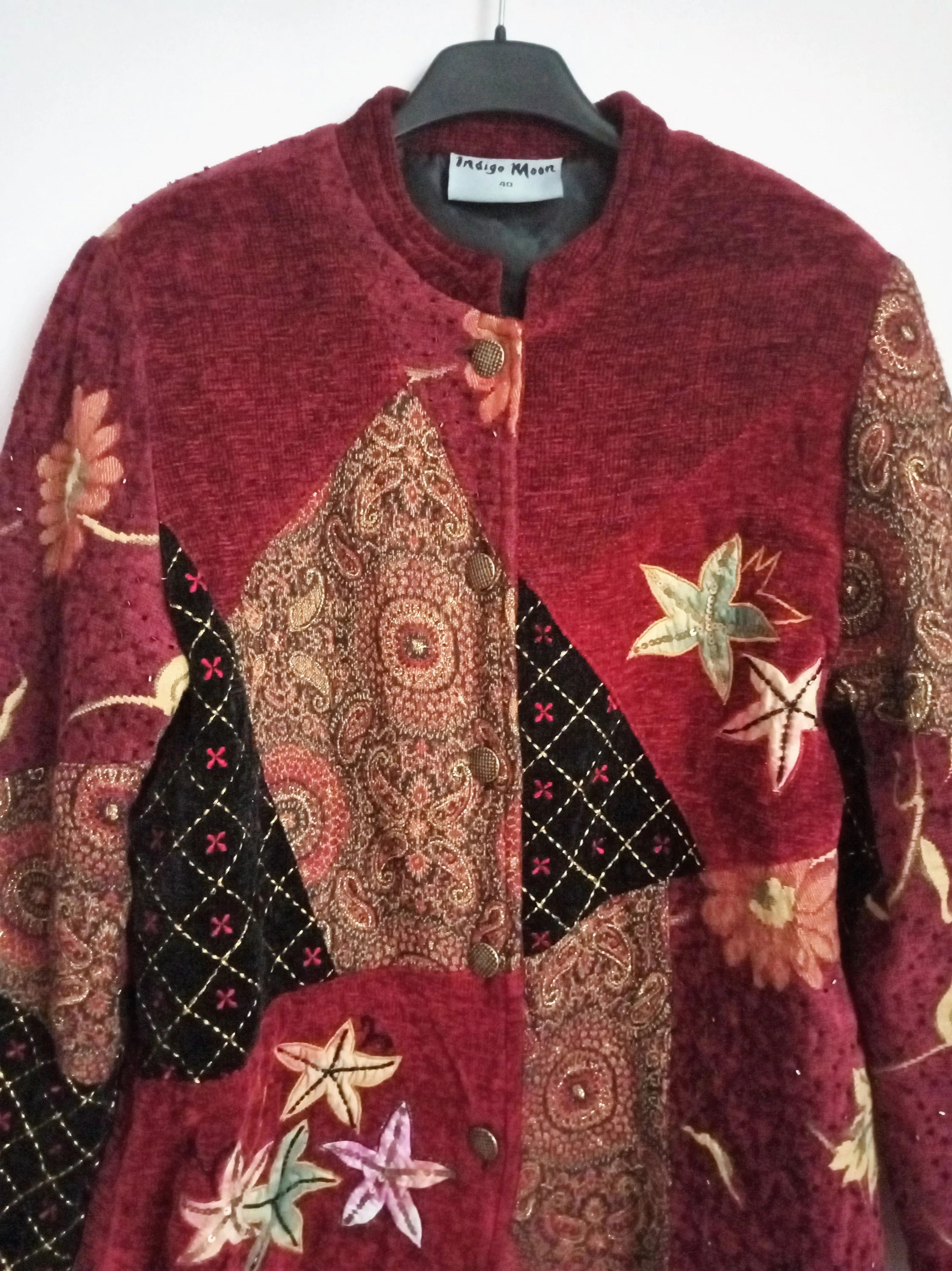 Indigo × Vintage Vintage Indigo Moon Jacket Size L / US 10 / IT 46 - 6 Thumbnail