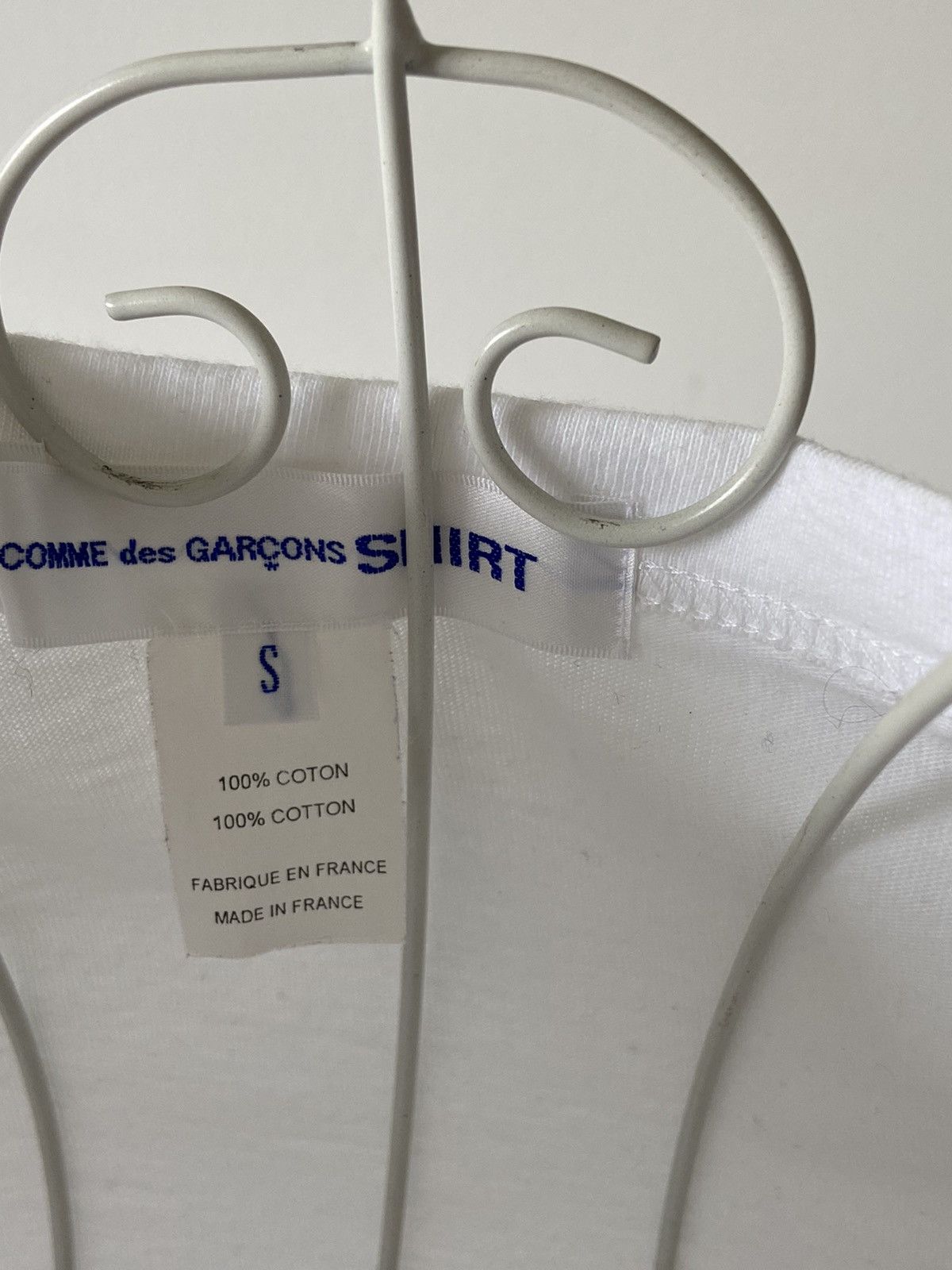 Comme des Garcons SHIRT comme des garcons white t-shirt Size US S / EU 44-46 / 1 - 3 Thumbnail