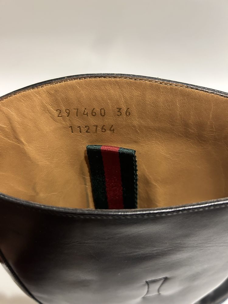 Gucci Gucci Leather Lace Up Equestrian Leather High Boots Size US 6 / IT 36 - 6 Thumbnail
