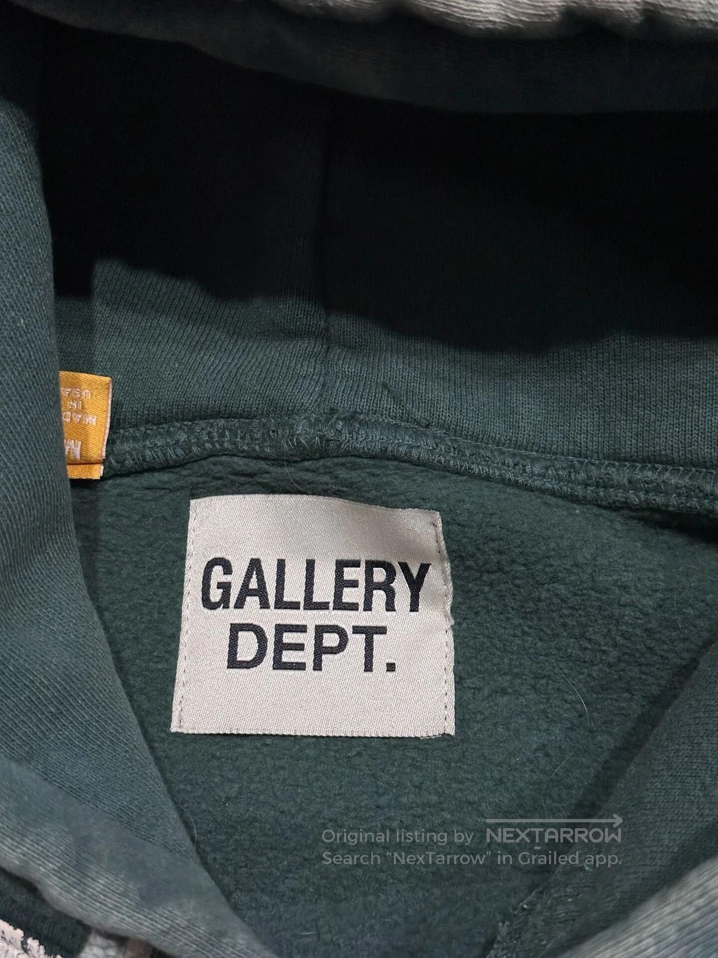 Gallery Dept. Gallery Dept Dark Green Splatter Paint Hoodie. Size US M / EU 48-50 / 2 - 4 Thumbnail