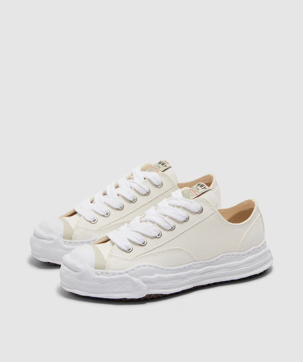Maison MIHARA YASUHIRO o1mle0426 Hang OG Sole Brushed Leather Low Top Sneakers Size US 12 / EU 45 - 2 Thumbnail