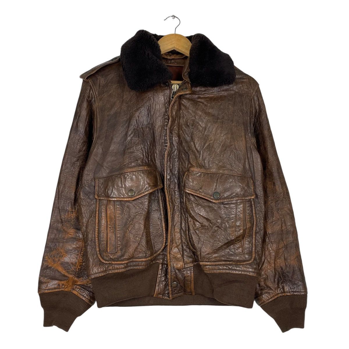 ジャケット・アウター type A-2 classic MORGAN CRANE HILL Genuine Leather MORGAN PRODUCTIONS CRANE HILL TYPE A2