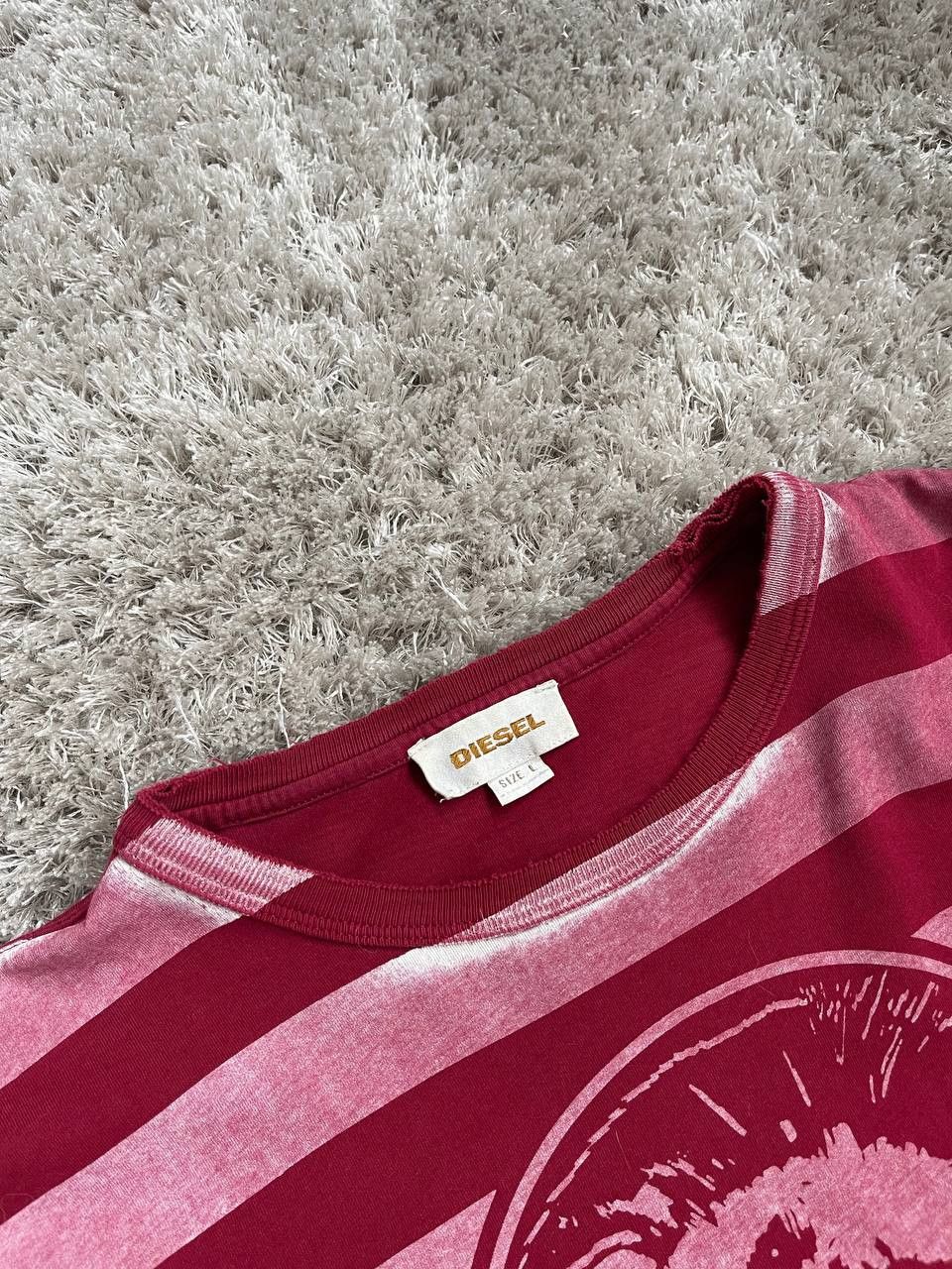 Diesel × Vintage Rare avangarde hype diesel big logo tee 90s Size US M / EU 48-50 / 2 - 3 Thumbnail