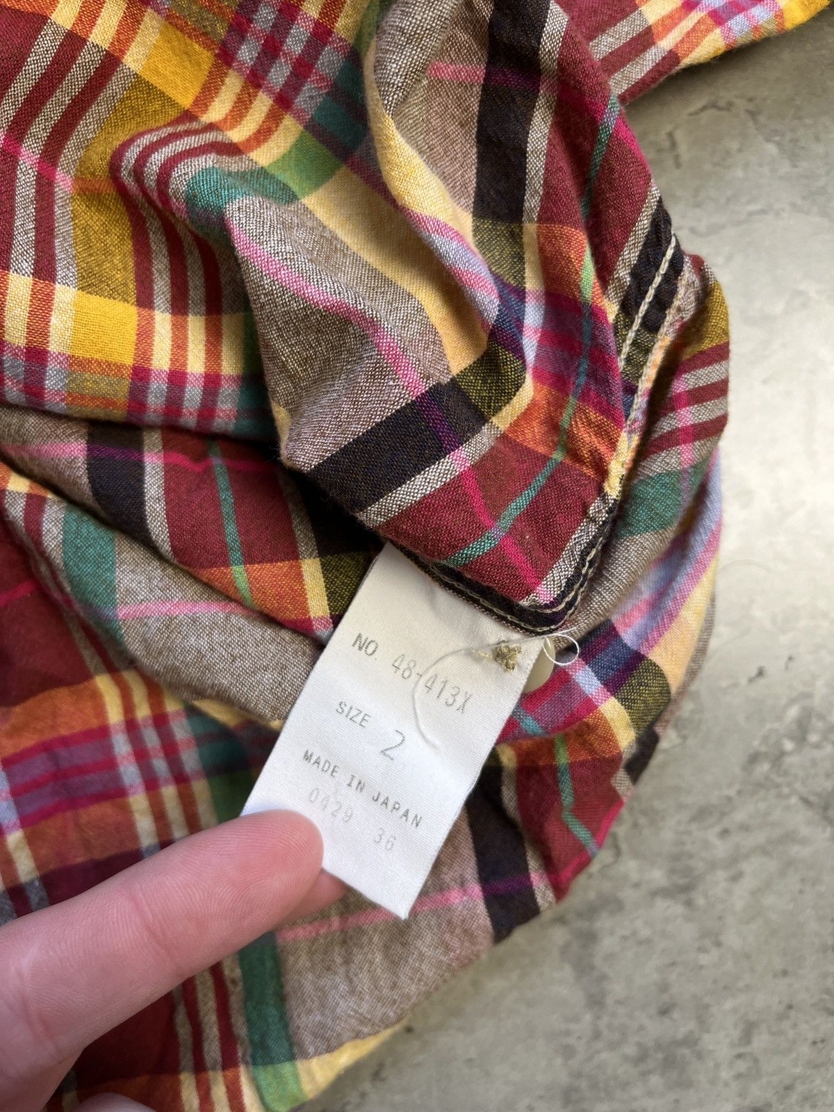 Spellbound Spell Bound Japan Mens Flannel Plaid Shirt Size US M / EU 48-50 / 2 - 10 Thumbnail