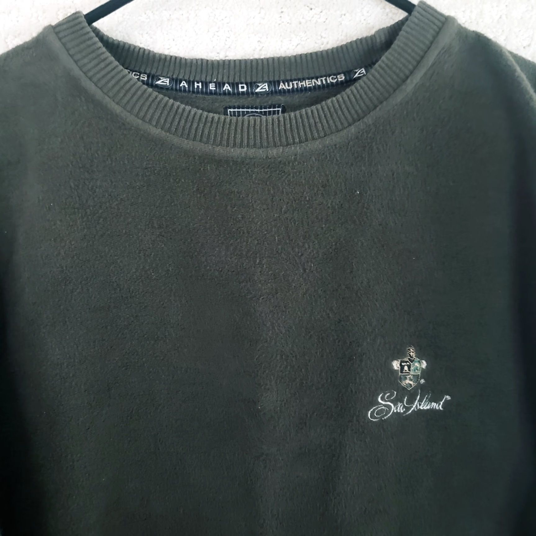 Vintage VINTAGE Sea Island Golf Sweatshirt Mens S Green Crewneck Moleskin Cotton Script Logo Size US S / EU 44-46 / 1 - 3 Thumbnail