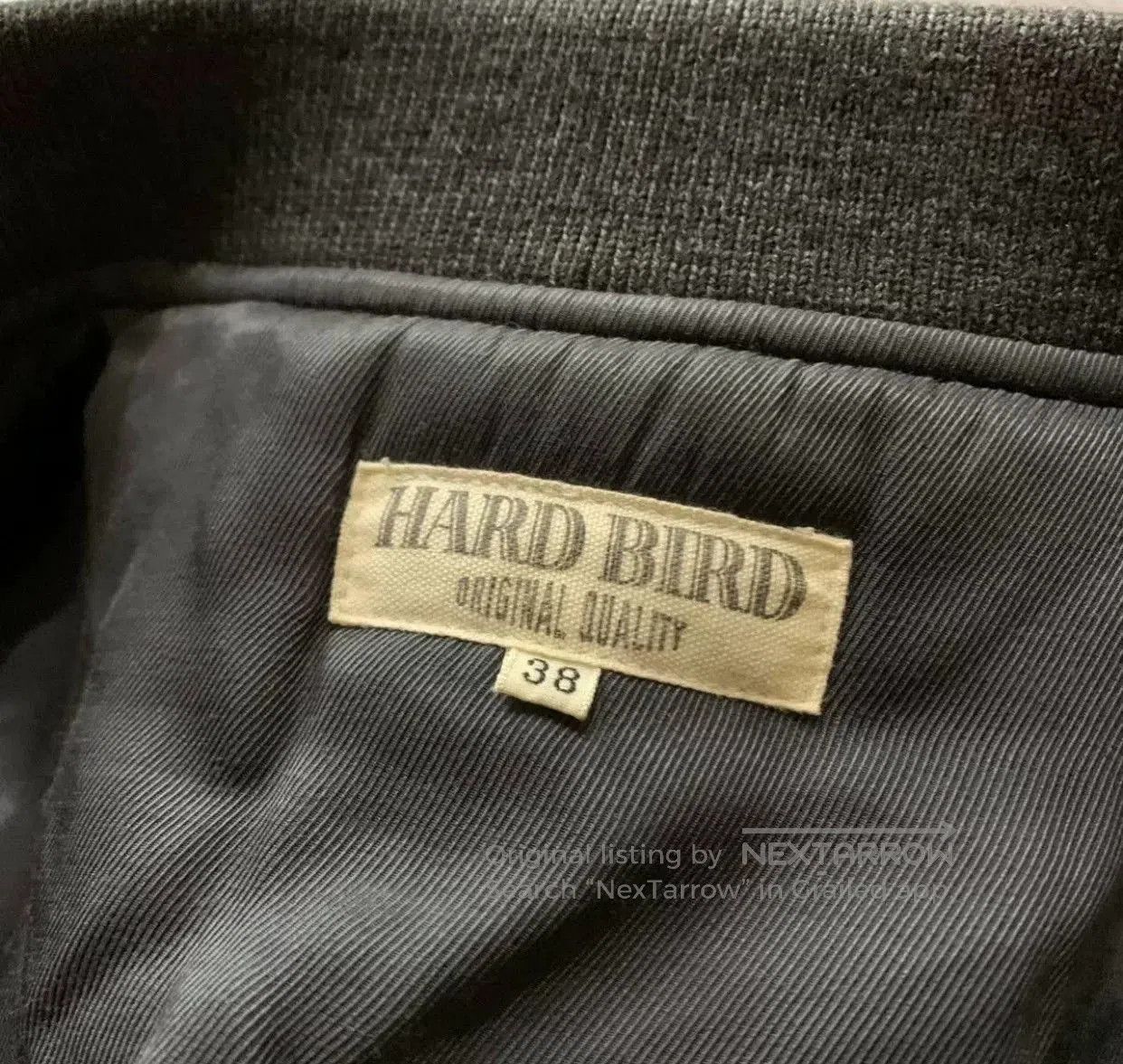 The Flat Head black wool leather baseball jacket. Size US M / EU 48-50 / 2 - 7 Thumbnail