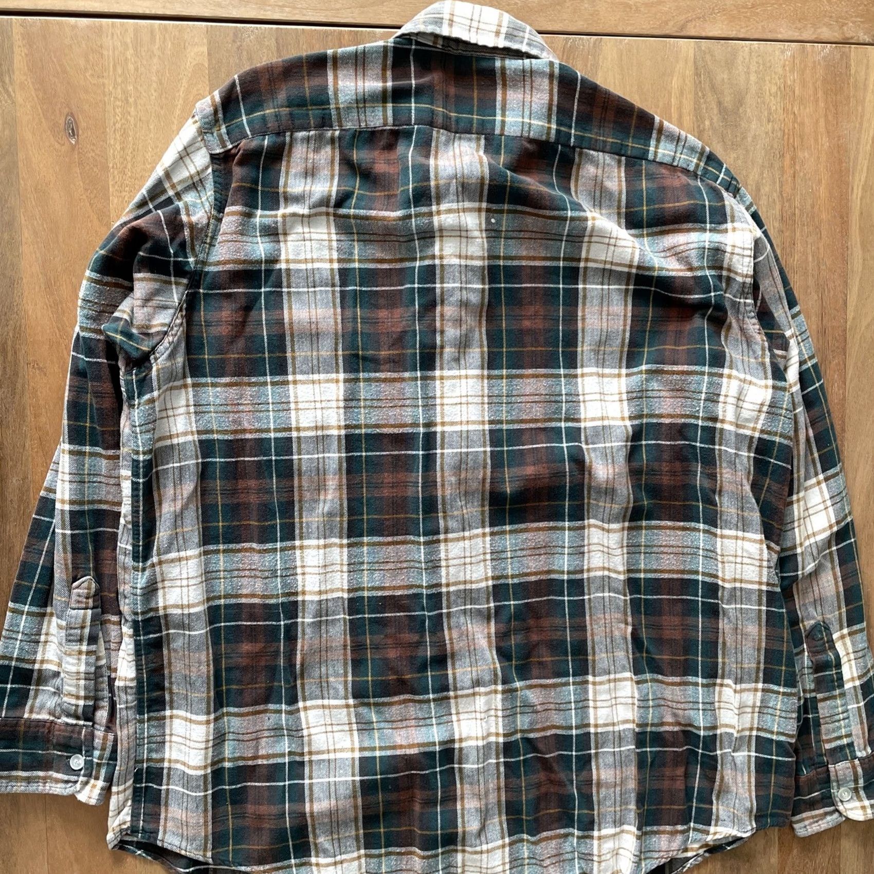 Vintage VINTAGE L.L. Bean Flannel Shirt Mens XL Plaid Button-Down Long Sleeve Work 90s USA Size US XL / EU 56 / 4 - 2 Thumbnail