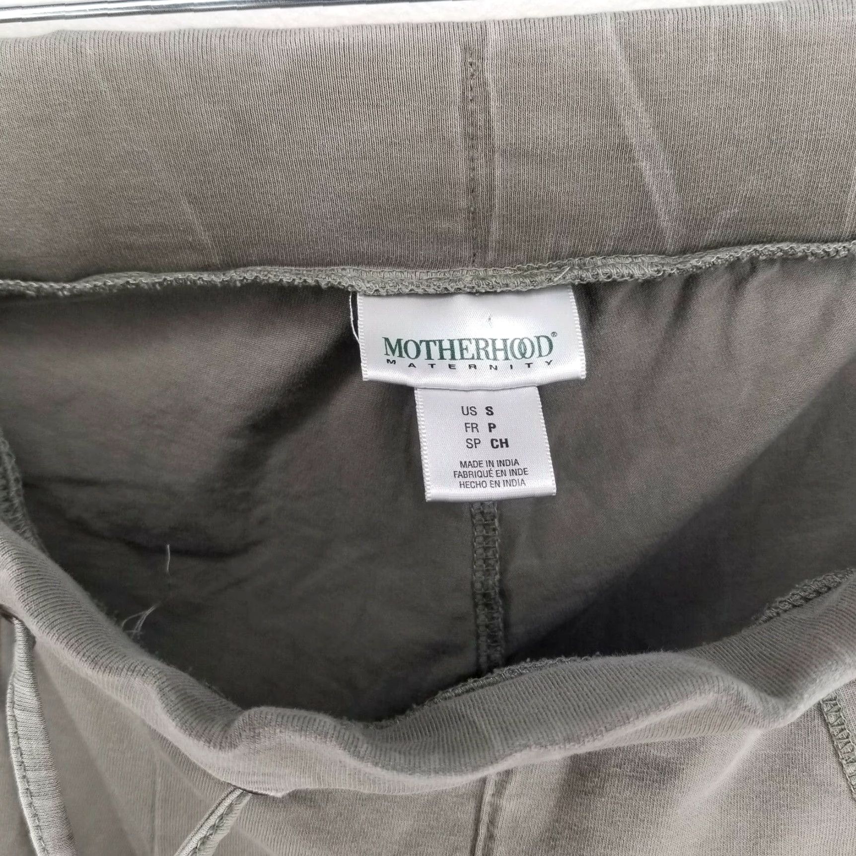 Vintage Motherhood Maternity Sweatpants Women's Green Elastic Waist Size S Size 28" / US 6 / IT 42 - 3 Thumbnail