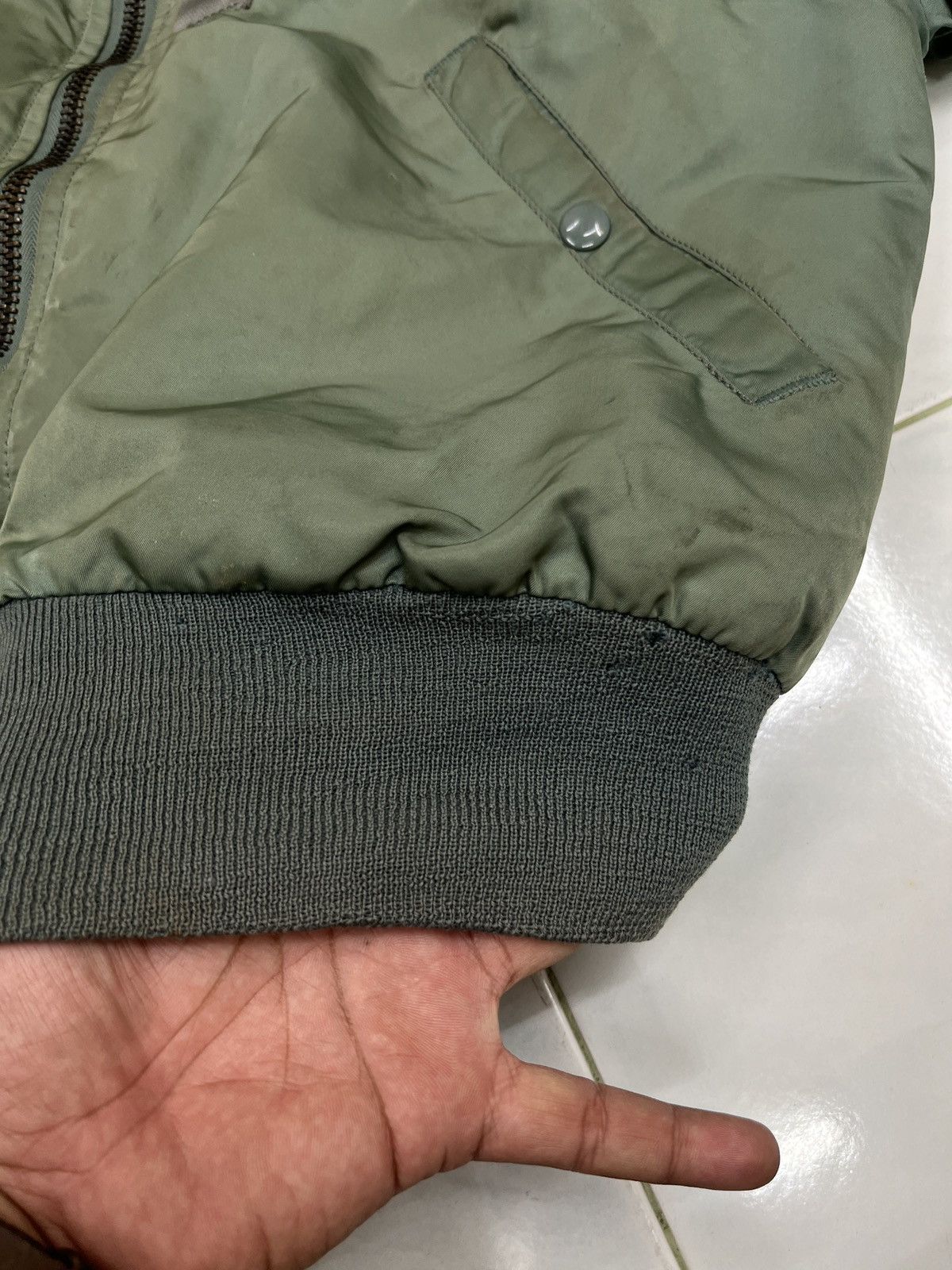 Alpha Industries 🔥🔥🔥STEALS VTG ALPHA INDUSTRIES BOMBER JACKET Size US M / EU 48-50 / 2 - 20 Thumbnail