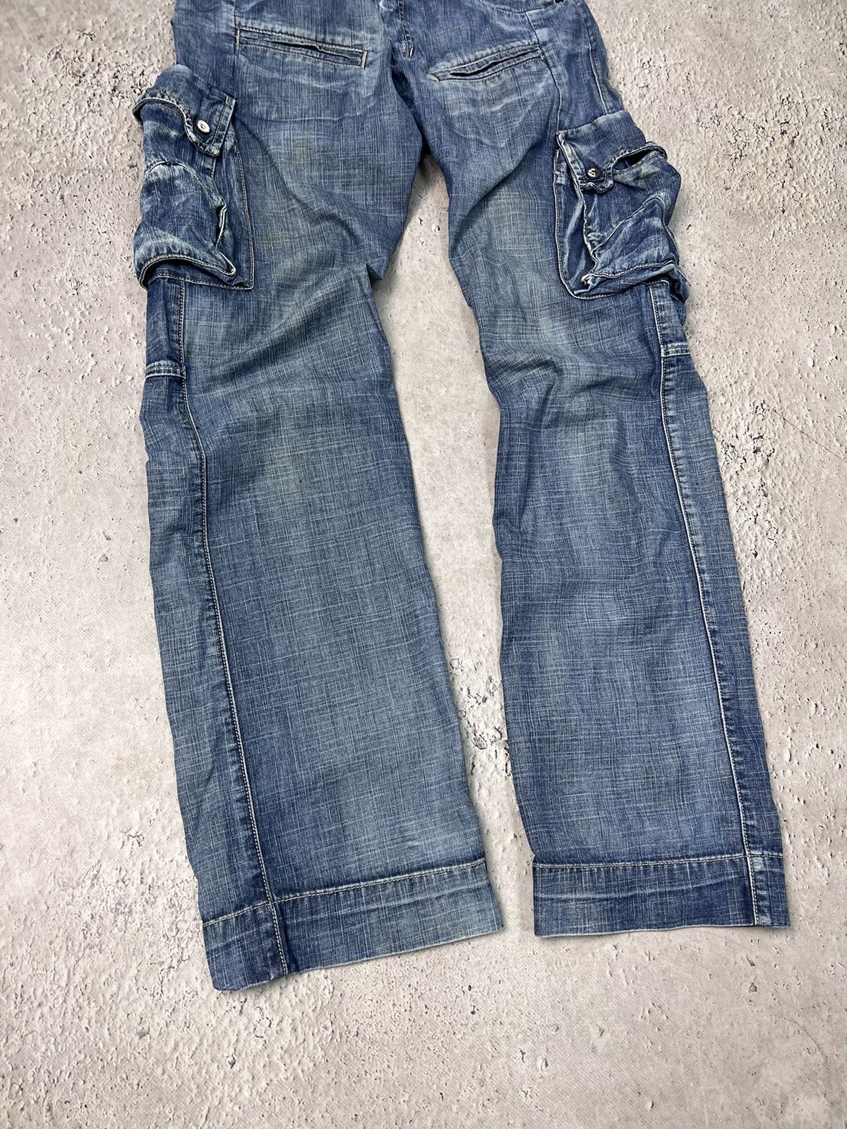 Diesel VTG Balenciaga Style Diesel Baggy Washed Jeans y2k Size US 31 - 2 Thumbnail