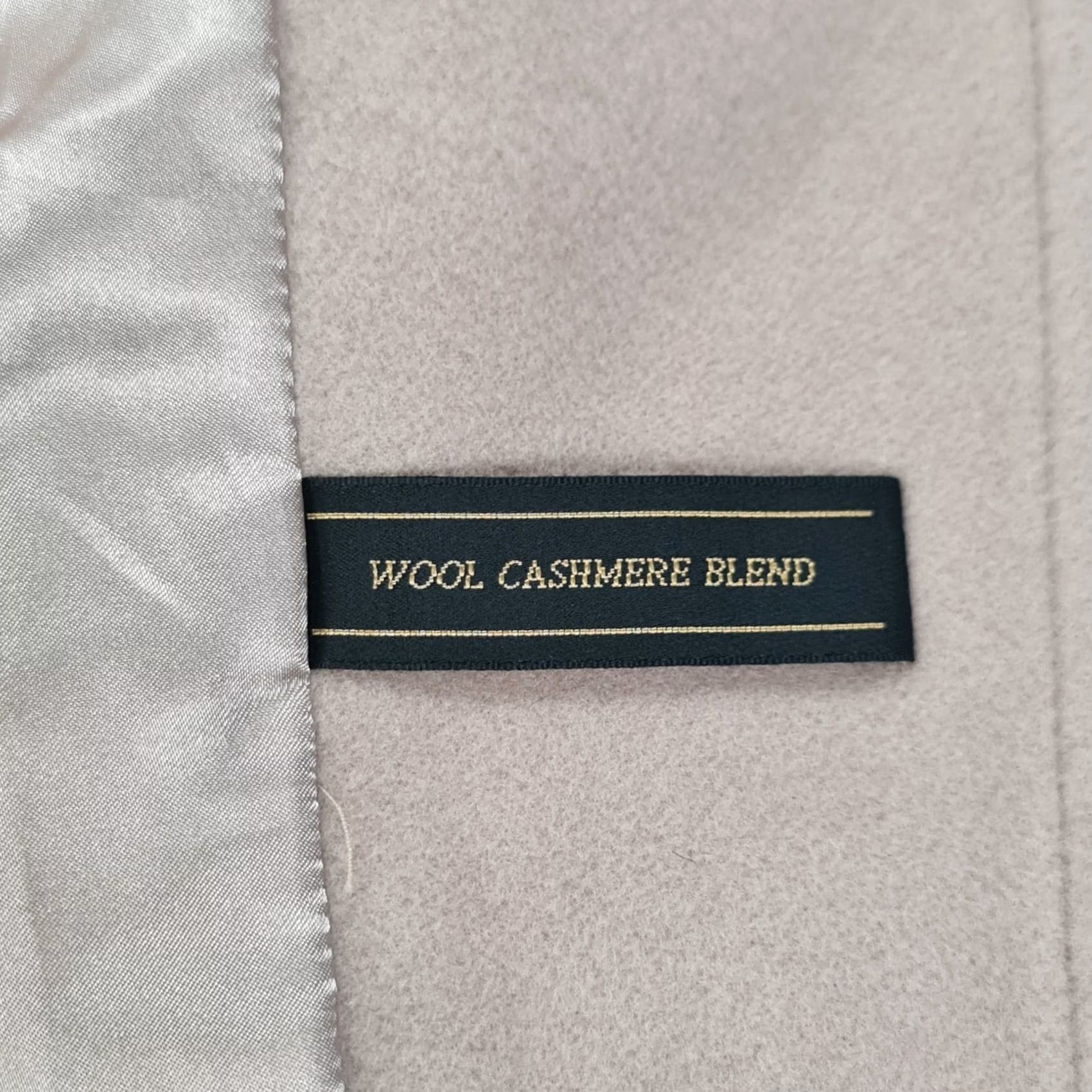 Vintage PLANET Coat Womens Beige 10 UK Wool Cashmere Full Zip Size L / US 10 / IT 46 - 7 Thumbnail