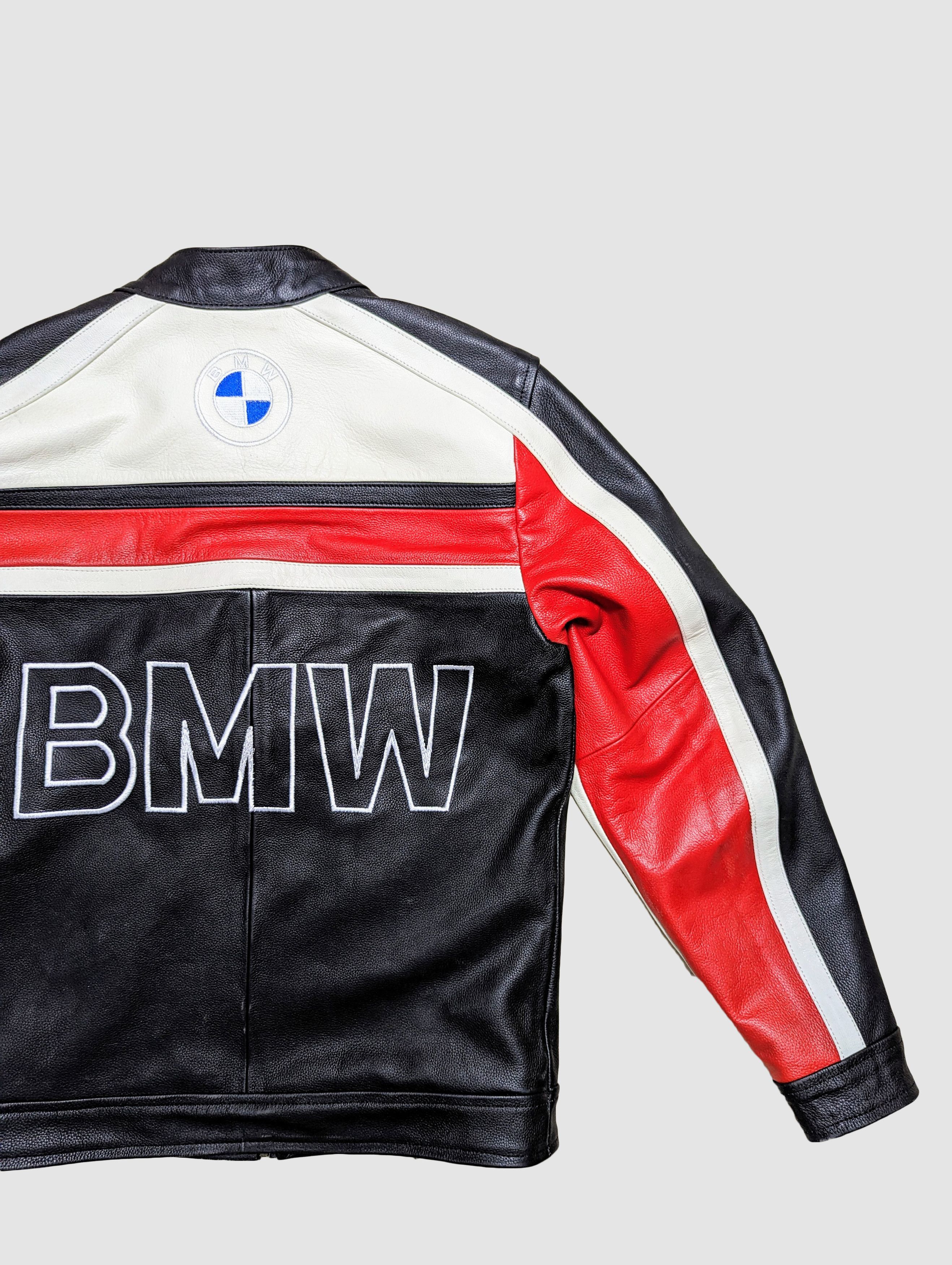BMW 🔥 BMW LEATHER JACKET RARE STREETWEAR Size US L / EU 52-54 / 3 - 11 Thumbnail