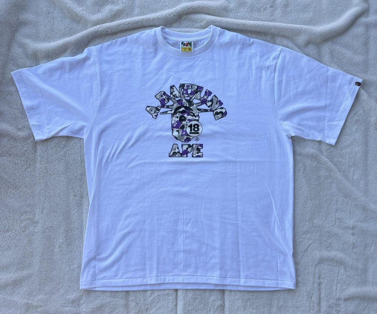 Bape Bape White Soho 18th Anniversary Tee - 3XL Size US XXL / EU 58 / 5 - 1 Preview