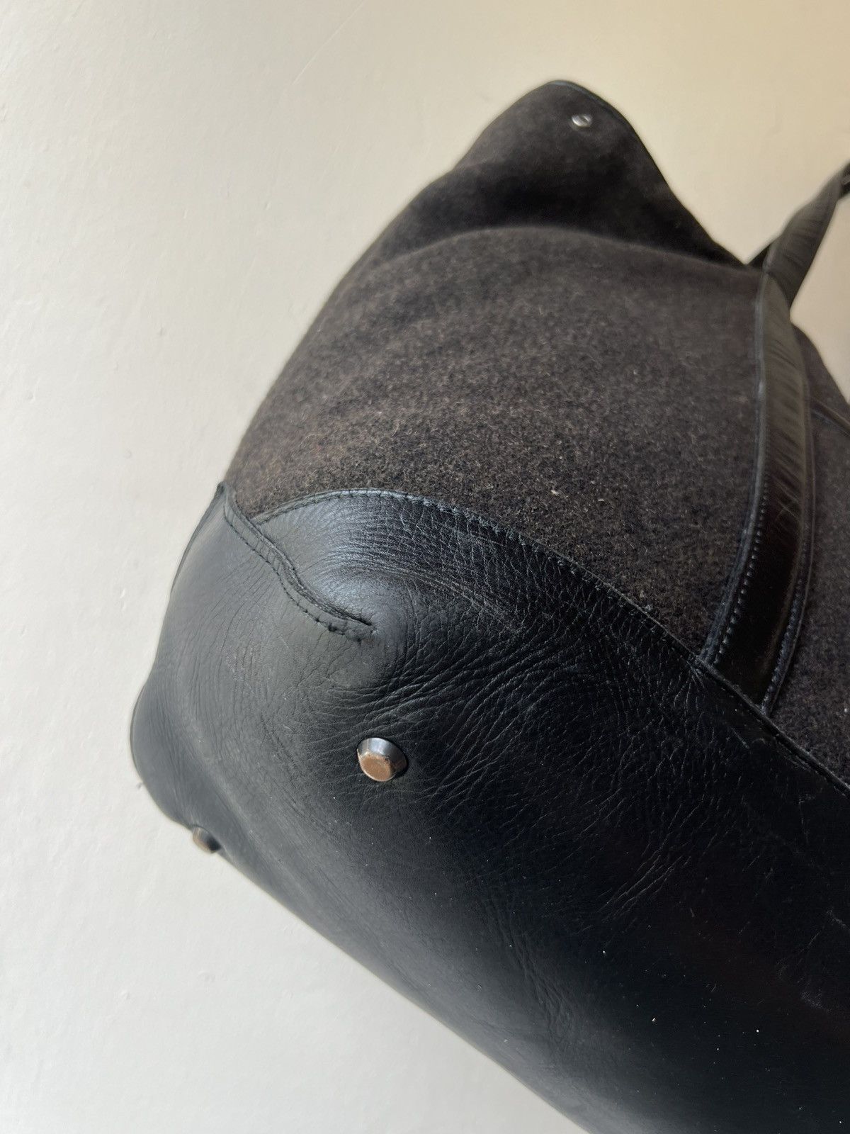 Porter Vintage Porter by Yoshida Hybrid Leather Wool Large Tote Bag Size ONE SIZE - 21 Thumbnail