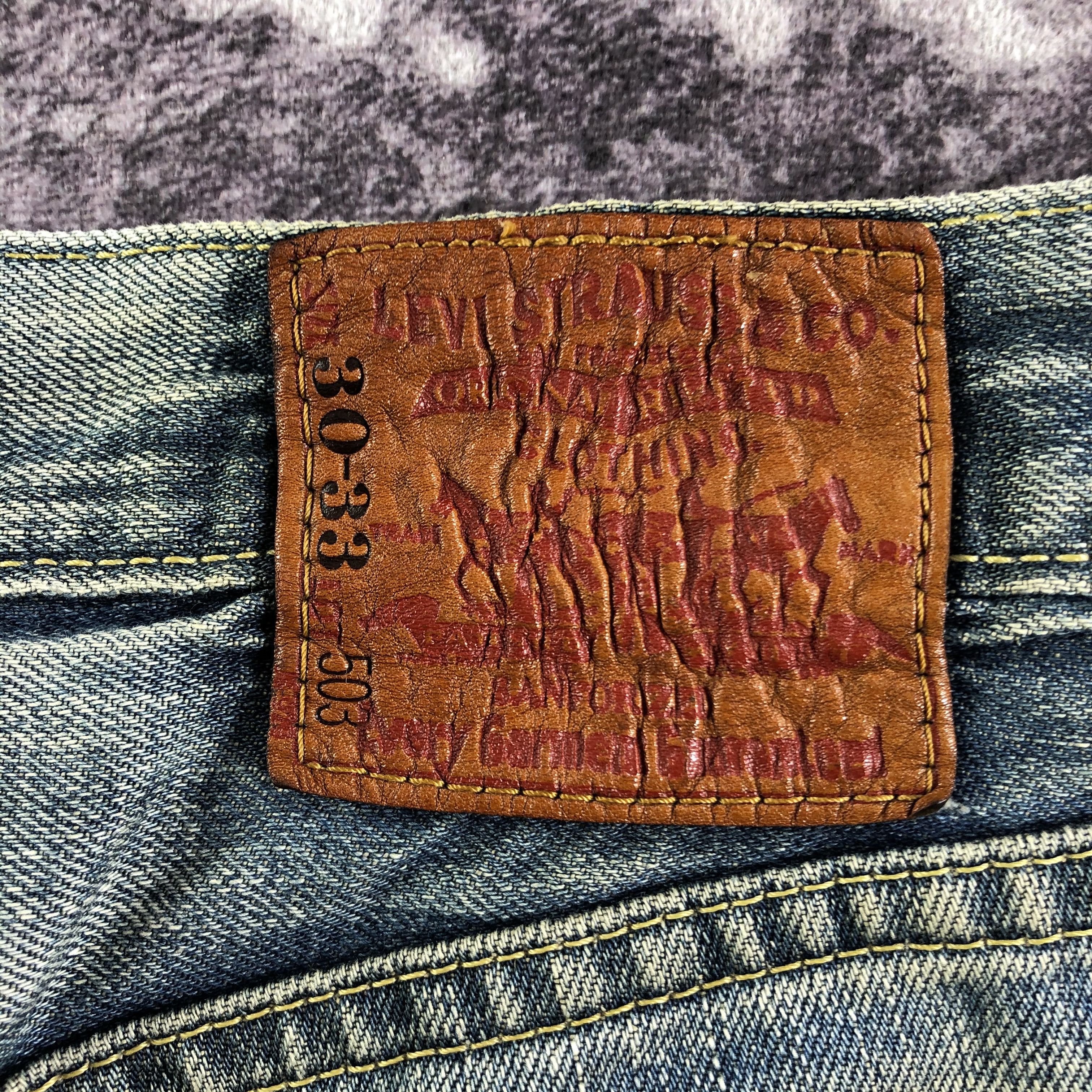 Levi's × Vintage 90s Vintage Blue Wash Levis 503 Jeans-JM3288 Size US 32 / EU 48 - 5 Thumbnail