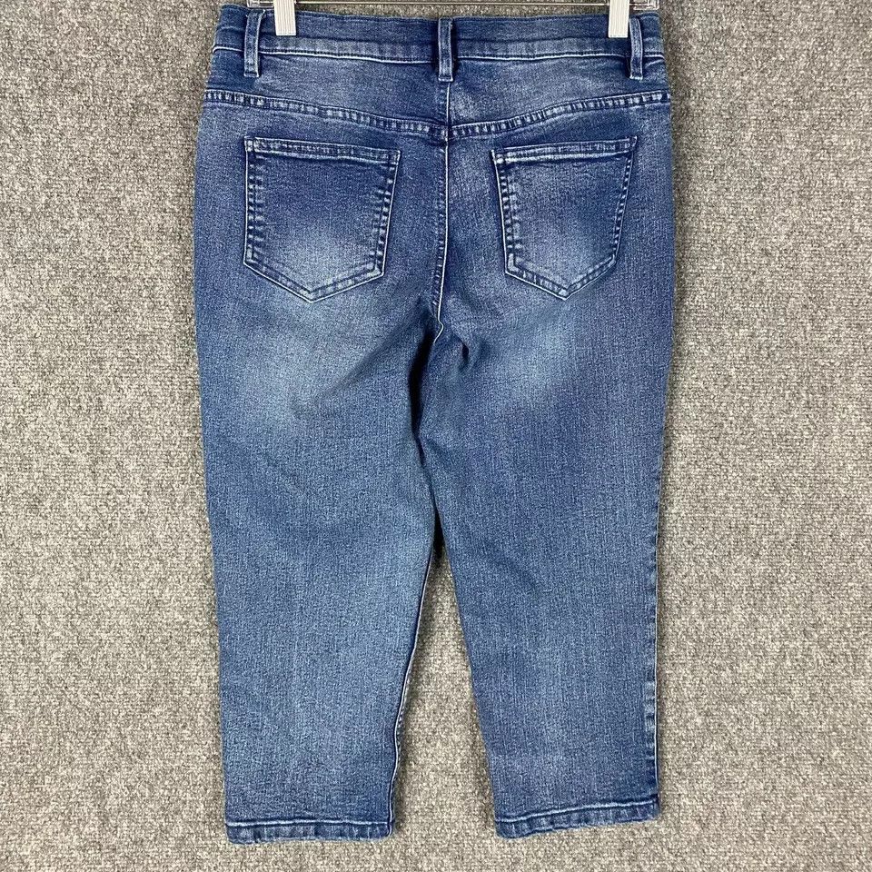 Other Venus Capri Jeans Women's Size 8 Denim Stretch Cotton Blend Size 30" / US 8 / IT 44 - 6 Thumbnail