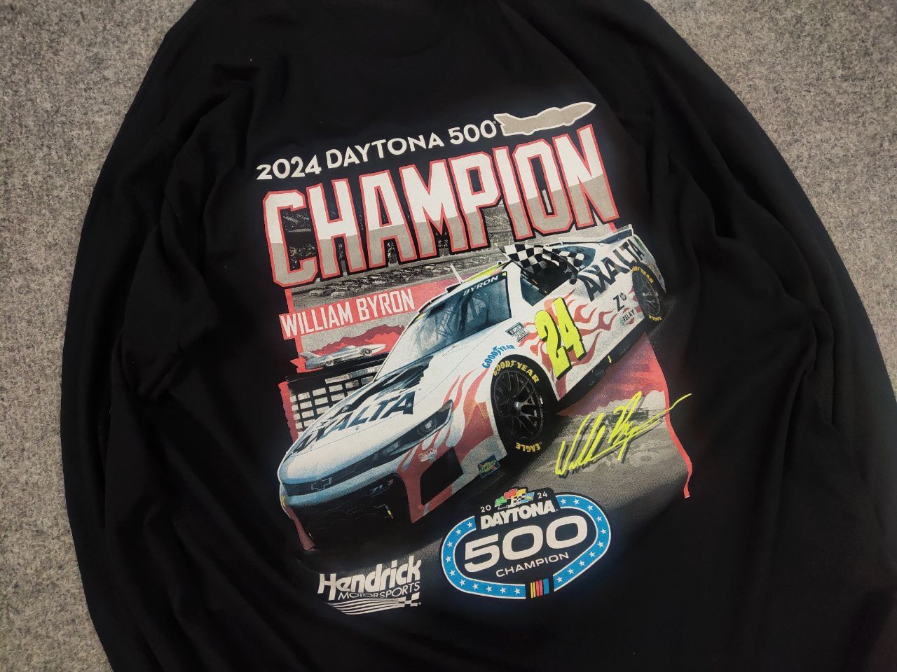 NASCAR Vintage Hendrick moto daytona champion Long sleeve Nascar Size US L / EU 52-54 / 3 - 5 Thumbnail