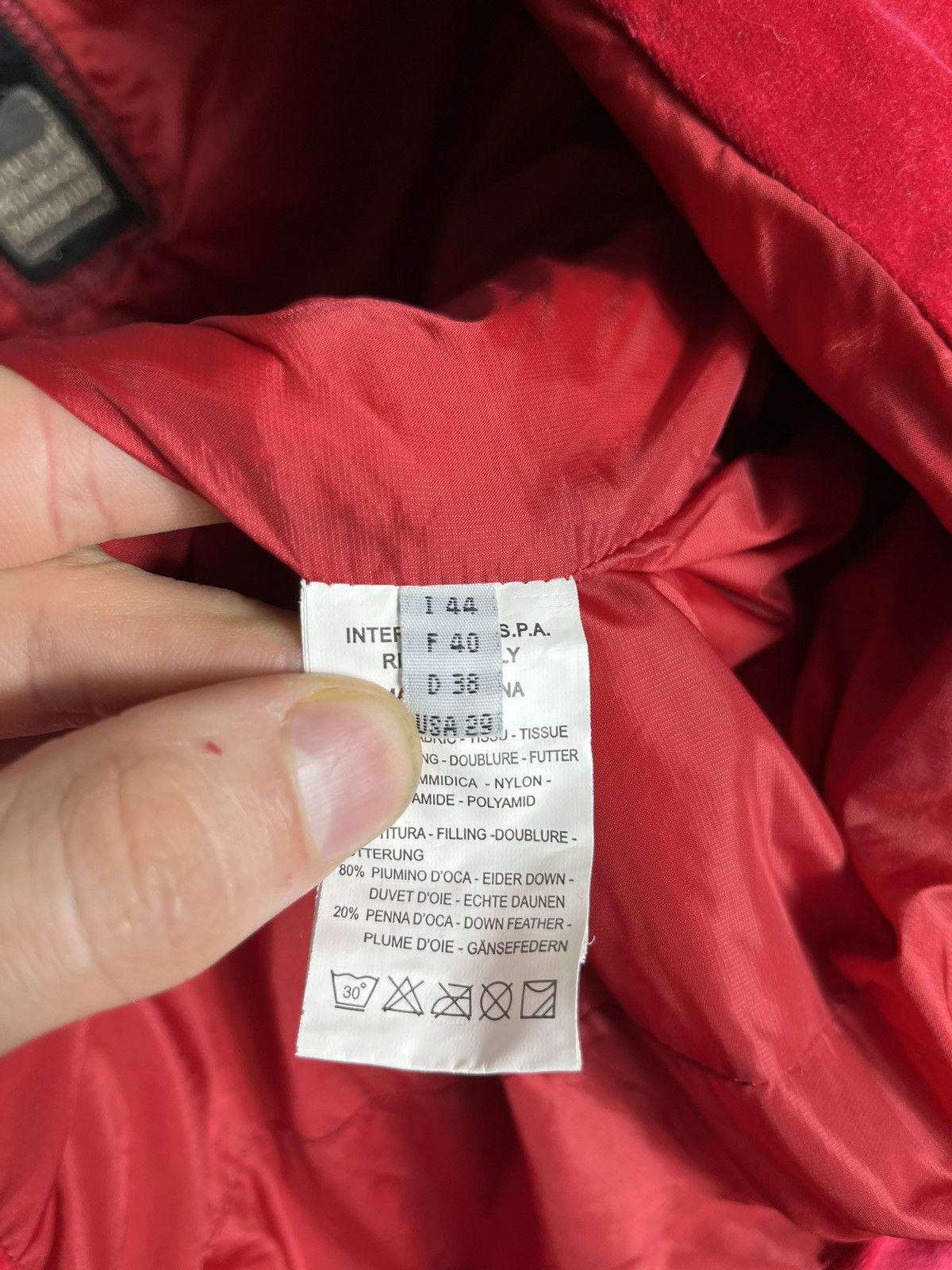 Marithe + Francois Girbaud MARITHE FRANCOIS GIRBAUD Red Puffer Down Jacket Designed Size M / US 6-8 / IT 42-44 - 10 Thumbnail