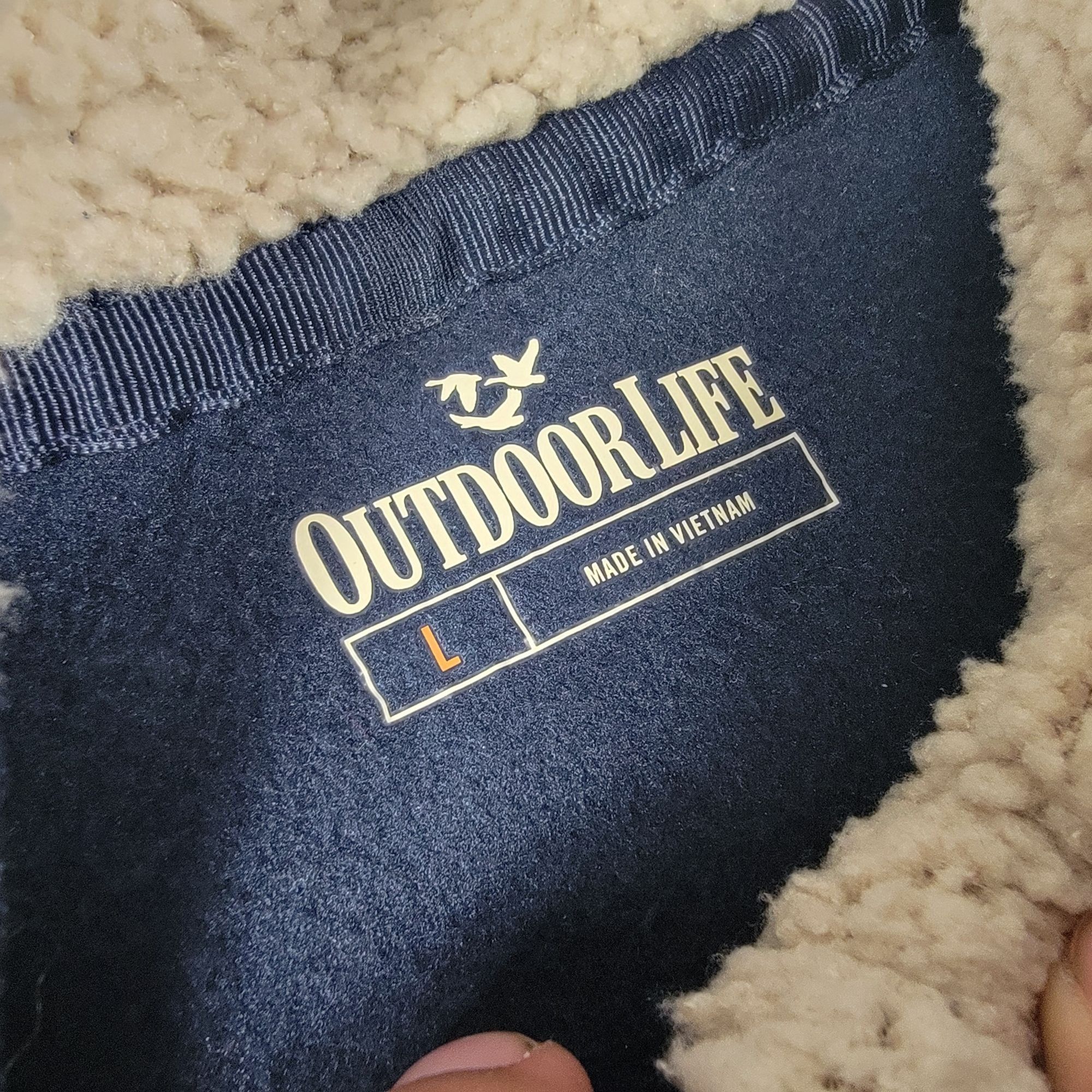 Other Outdoor Life Mens Large Polar Fleece Navy Blazer Vest Casual Size US L / EU 52-54 / 3 - 3 Thumbnail
