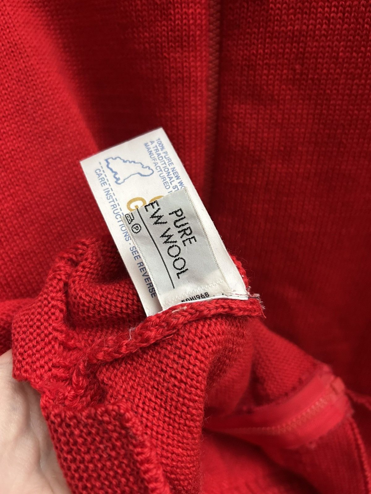 Vintage Vintage Guernsey Wool Zipped Fisherman Jumper Jacket Size US M / EU 48-50 / 2 - 8 Thumbnail