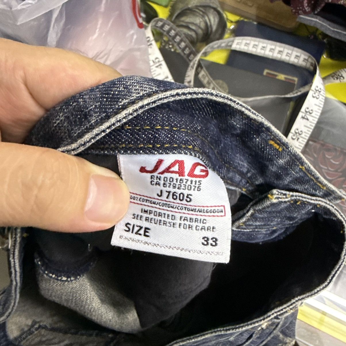 If Six Was Nine Handmade Embroid Paint Splatter Distressed Denim Jeans Jag Size US 33 - 16 Thumbnail