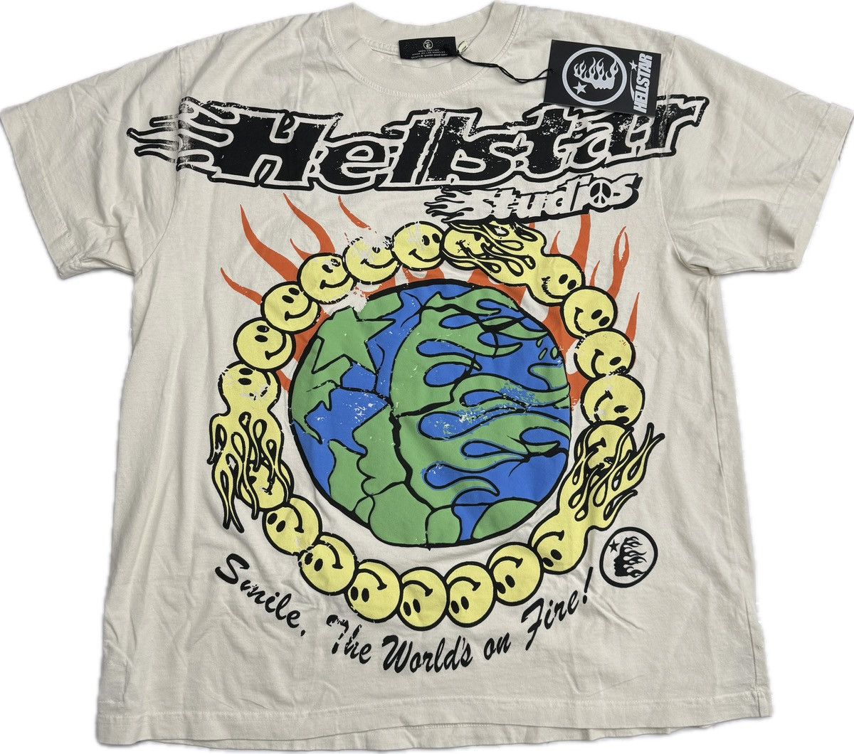 HELLSTAR Hellstar Globe T-shirt Size US L / EU 52-54 / 3 - 1 Thumbnail