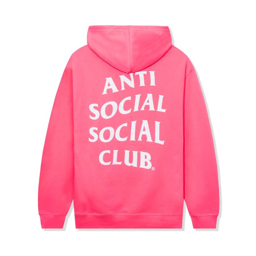 Anti Social Social Club × FaZe ASSC x FaZe Clan Pink hoodie